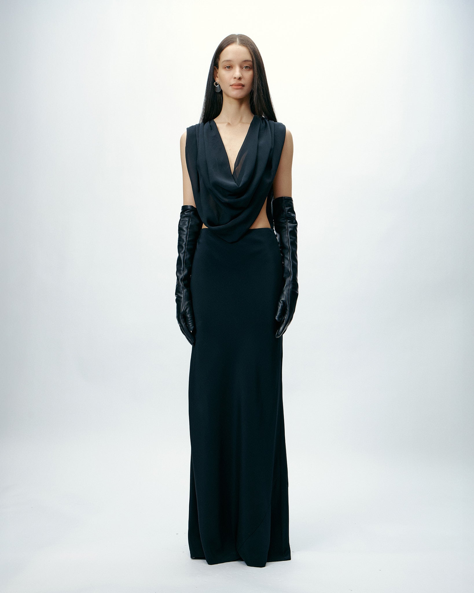 Vega Dress in Black Beauty