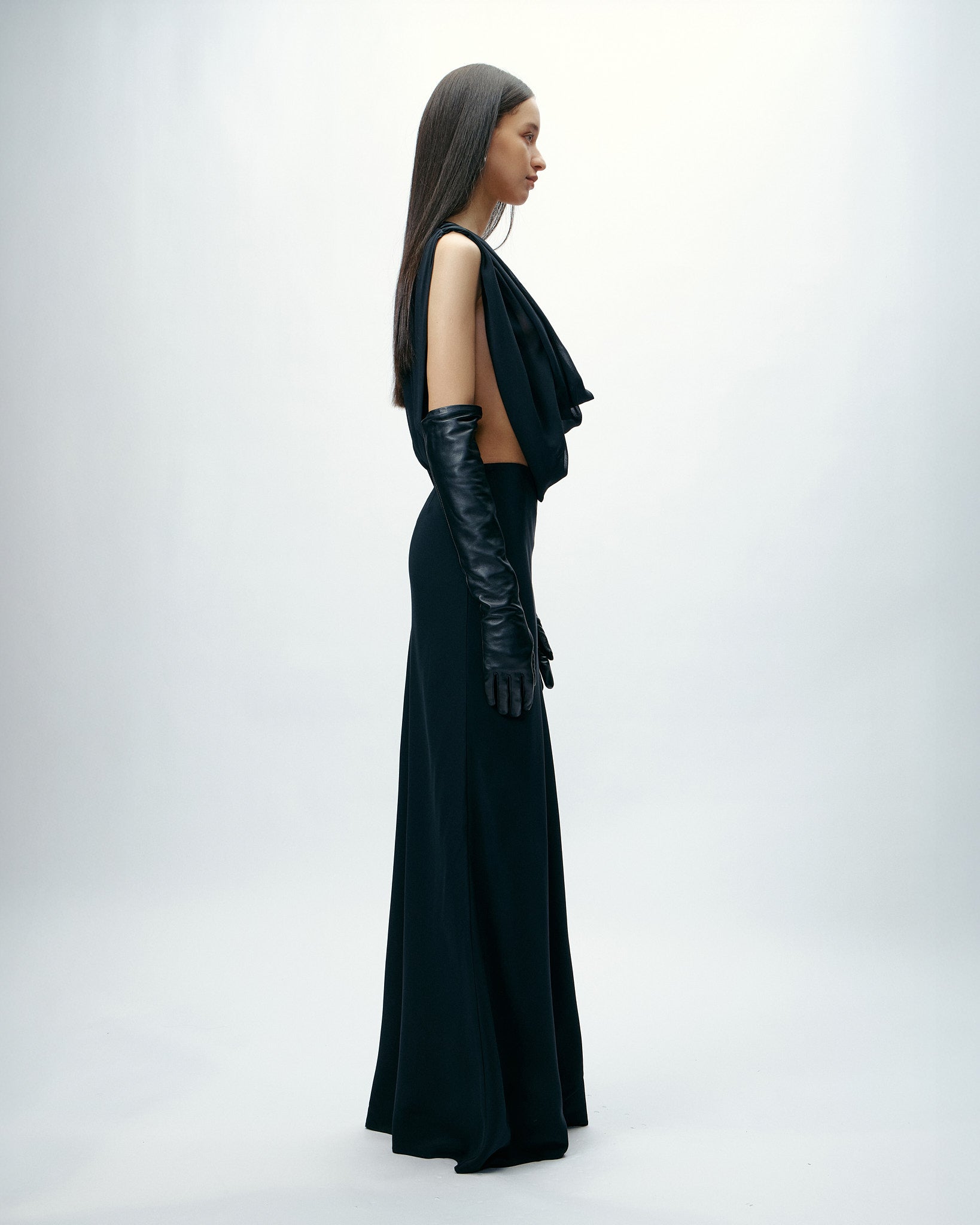 Vega Dress in Black Beauty