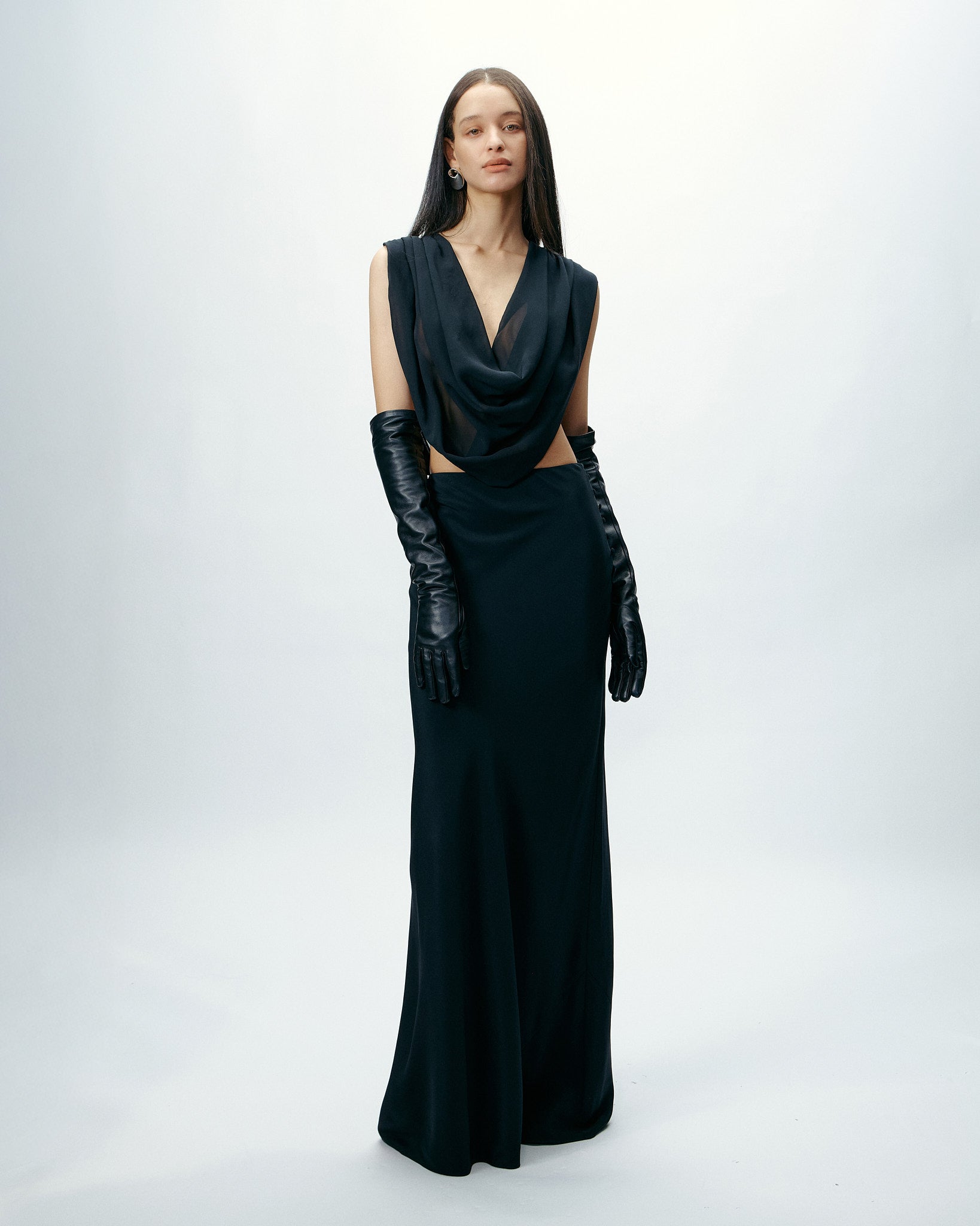 Vega Dress in Black Beauty