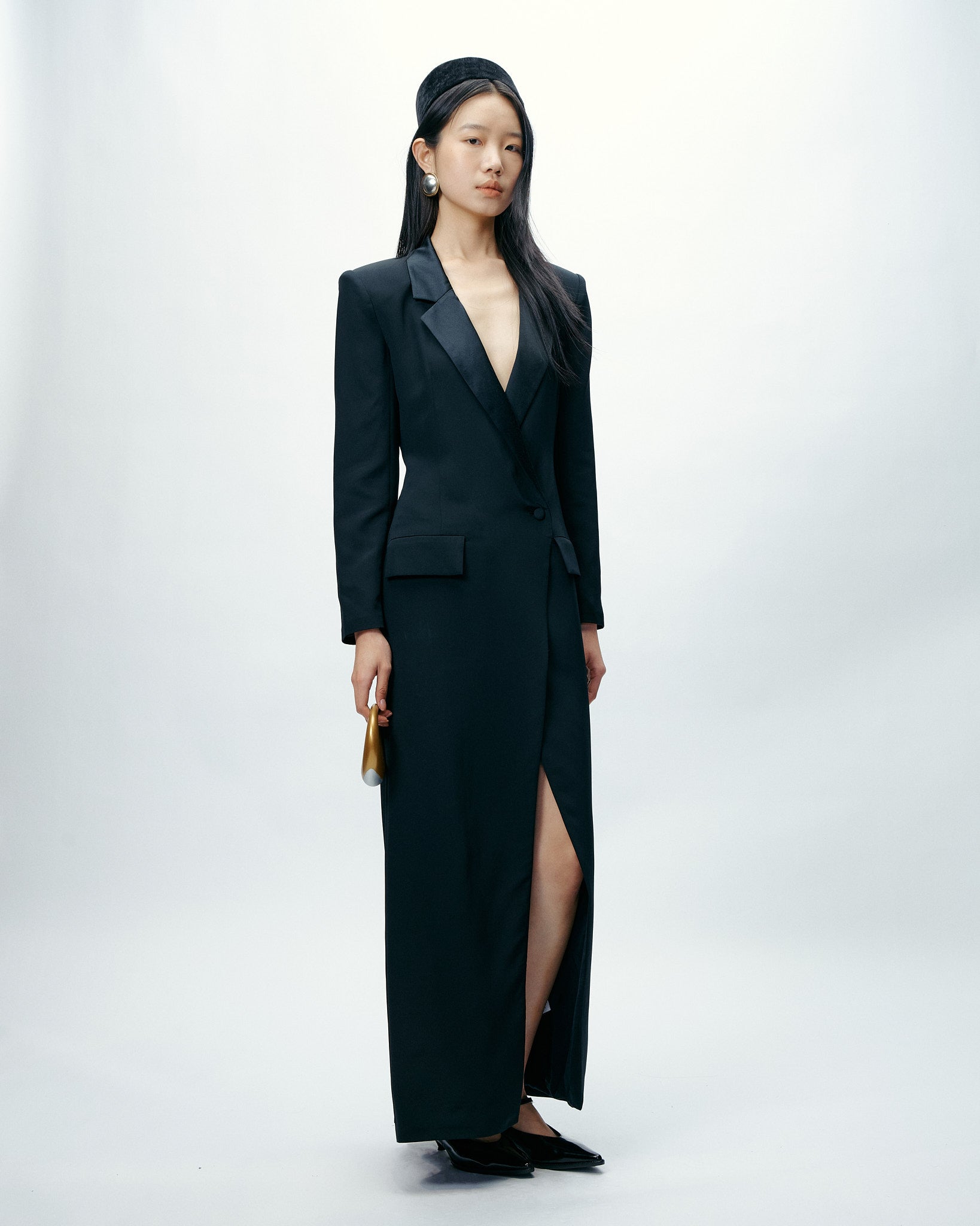 Solaris Dress in Black Beauty