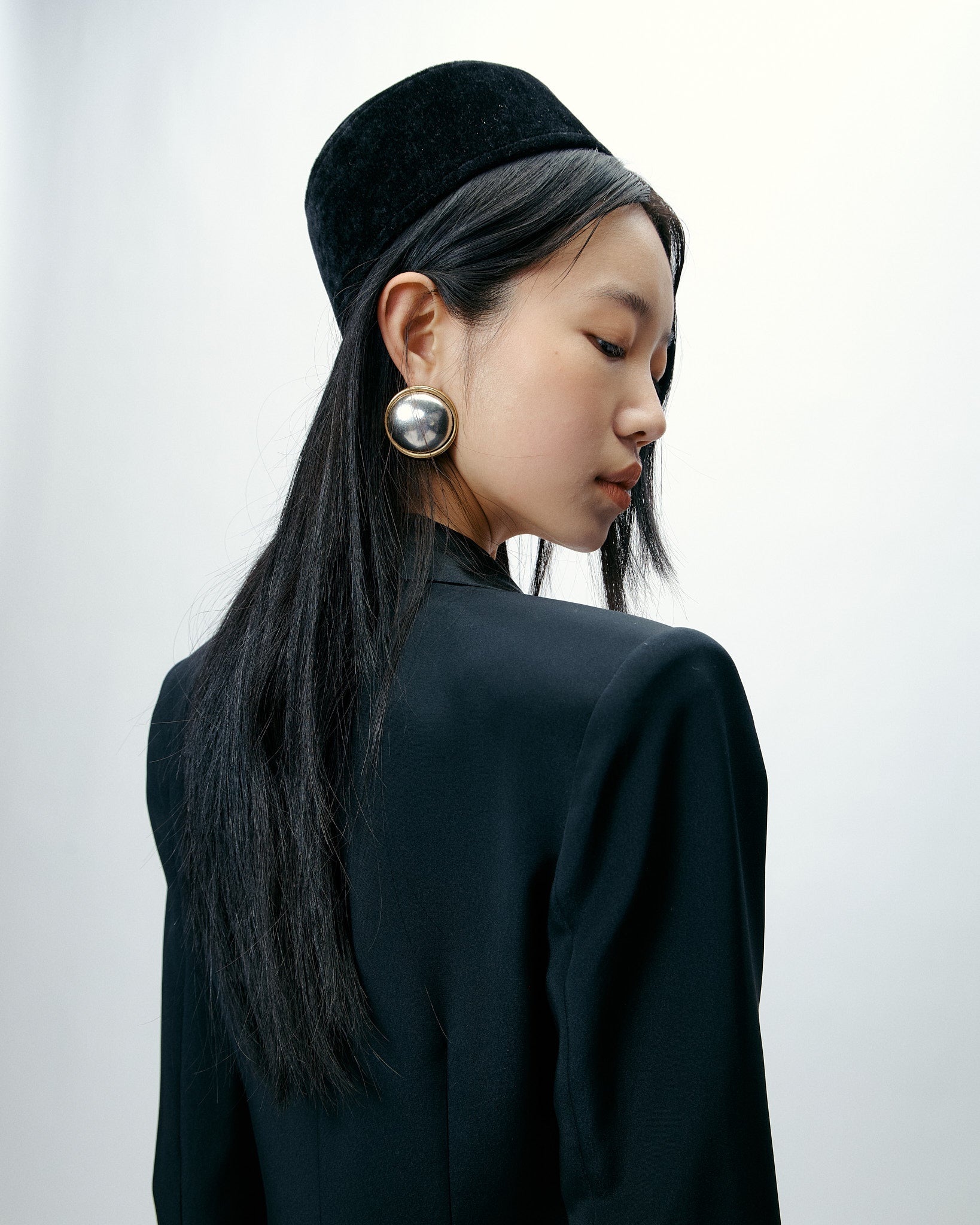Solaris Dress in Black Beauty