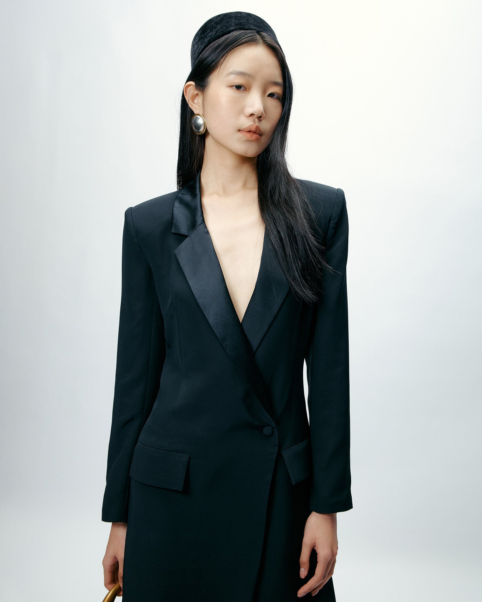 Solaris Dress in Black Beauty