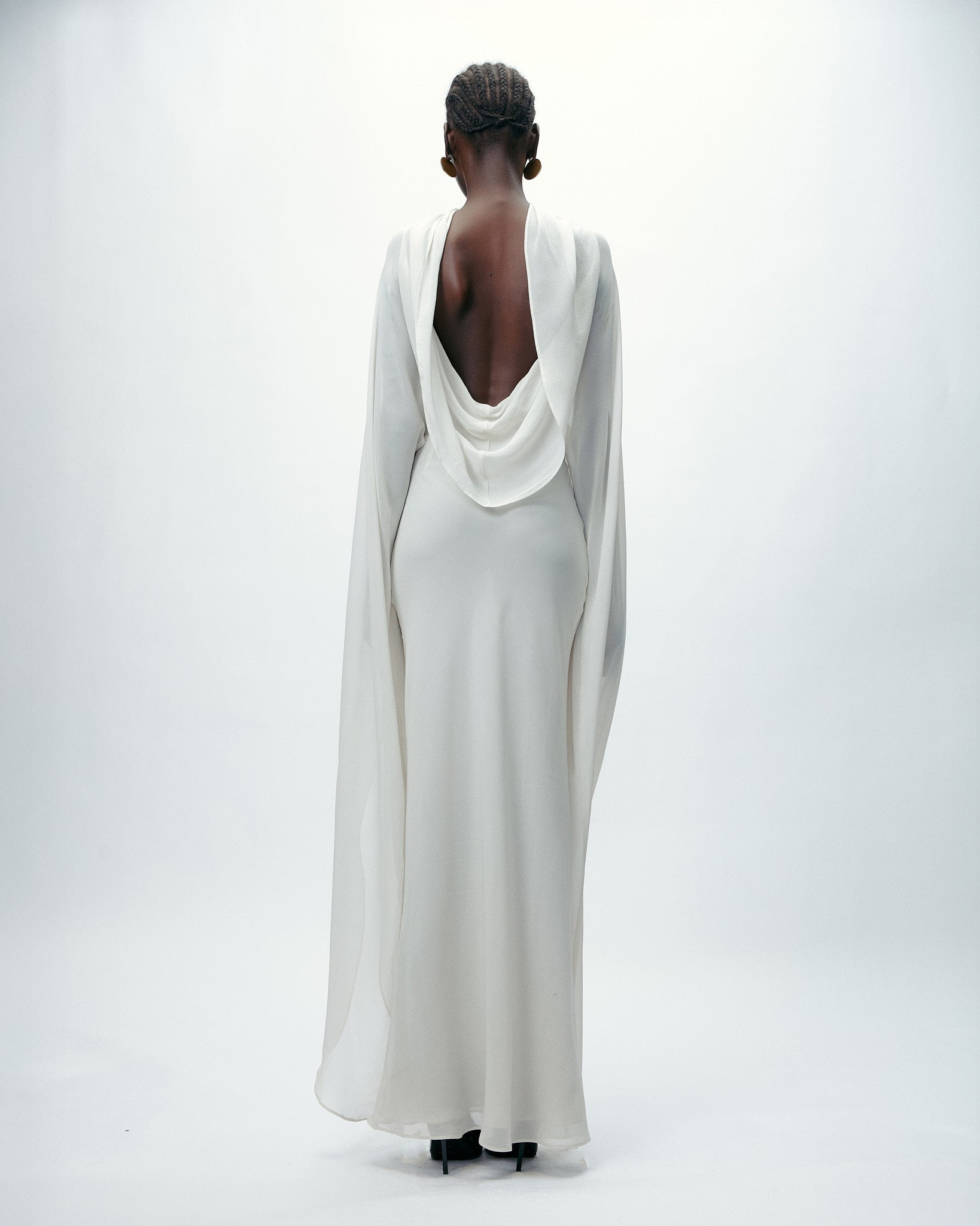 Elara Dress in Glacier Grey