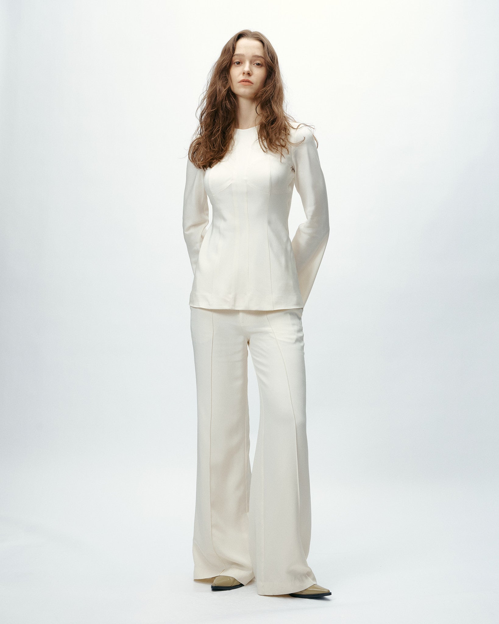 Jade Pant in Bone White