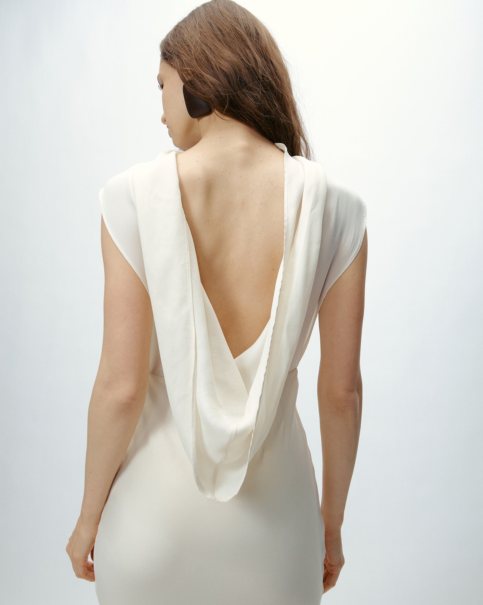 Stella Dress in Bone White