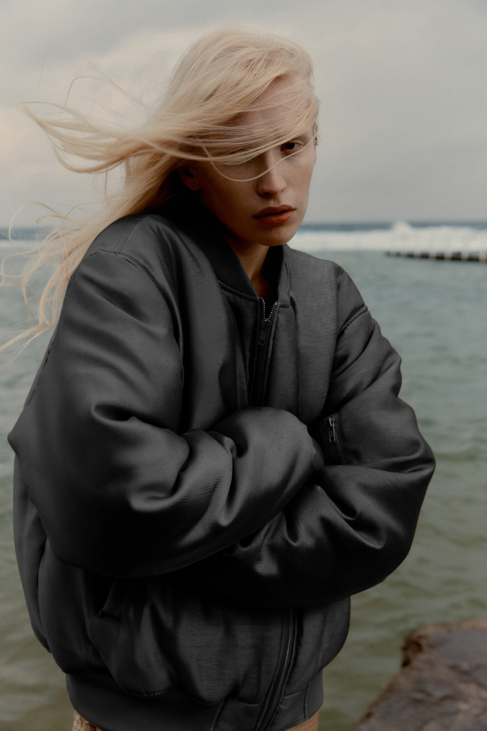 Aziza Bomber Jacket - Black