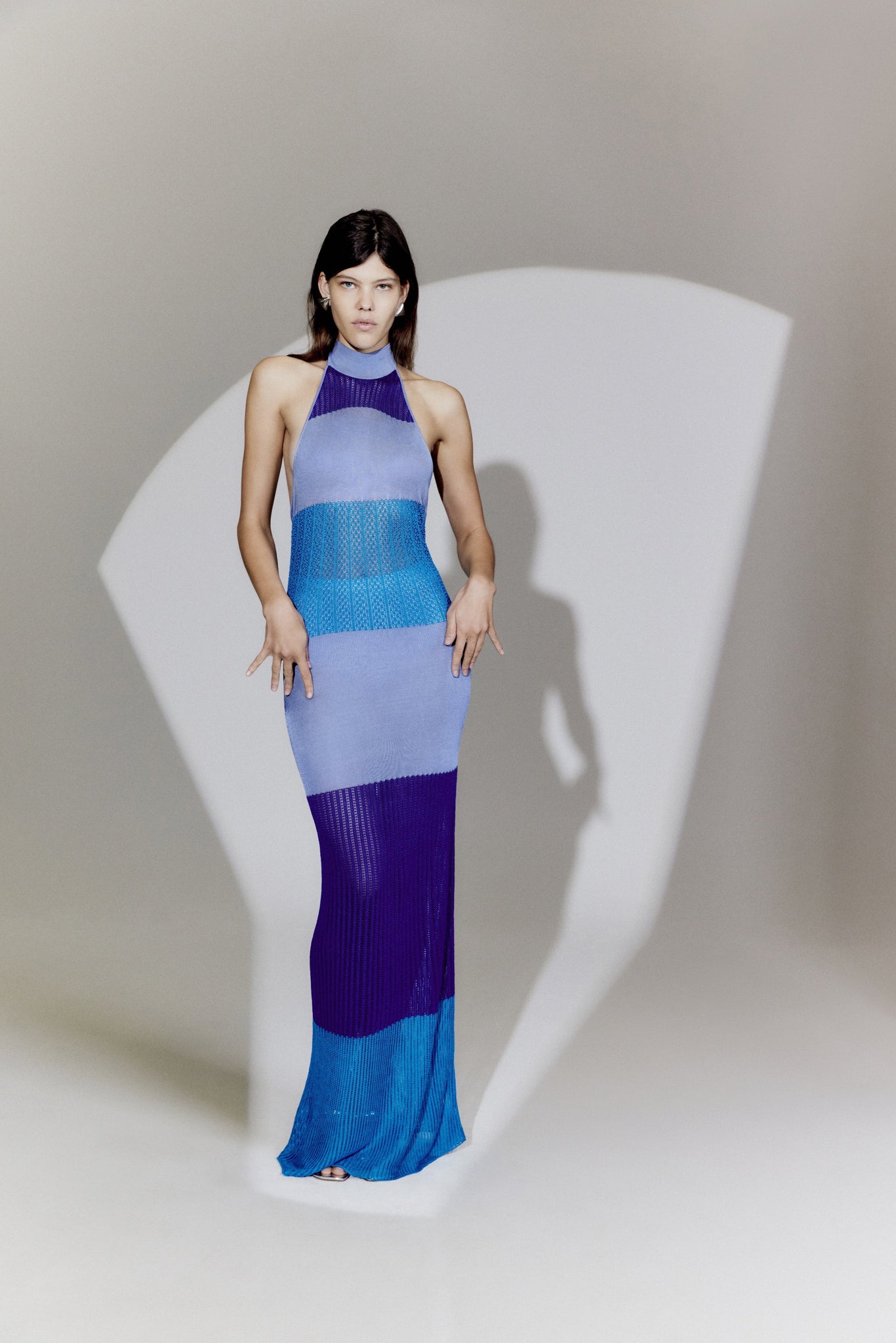 Giselle Dress - Striped Blue (PRE-ORDER)