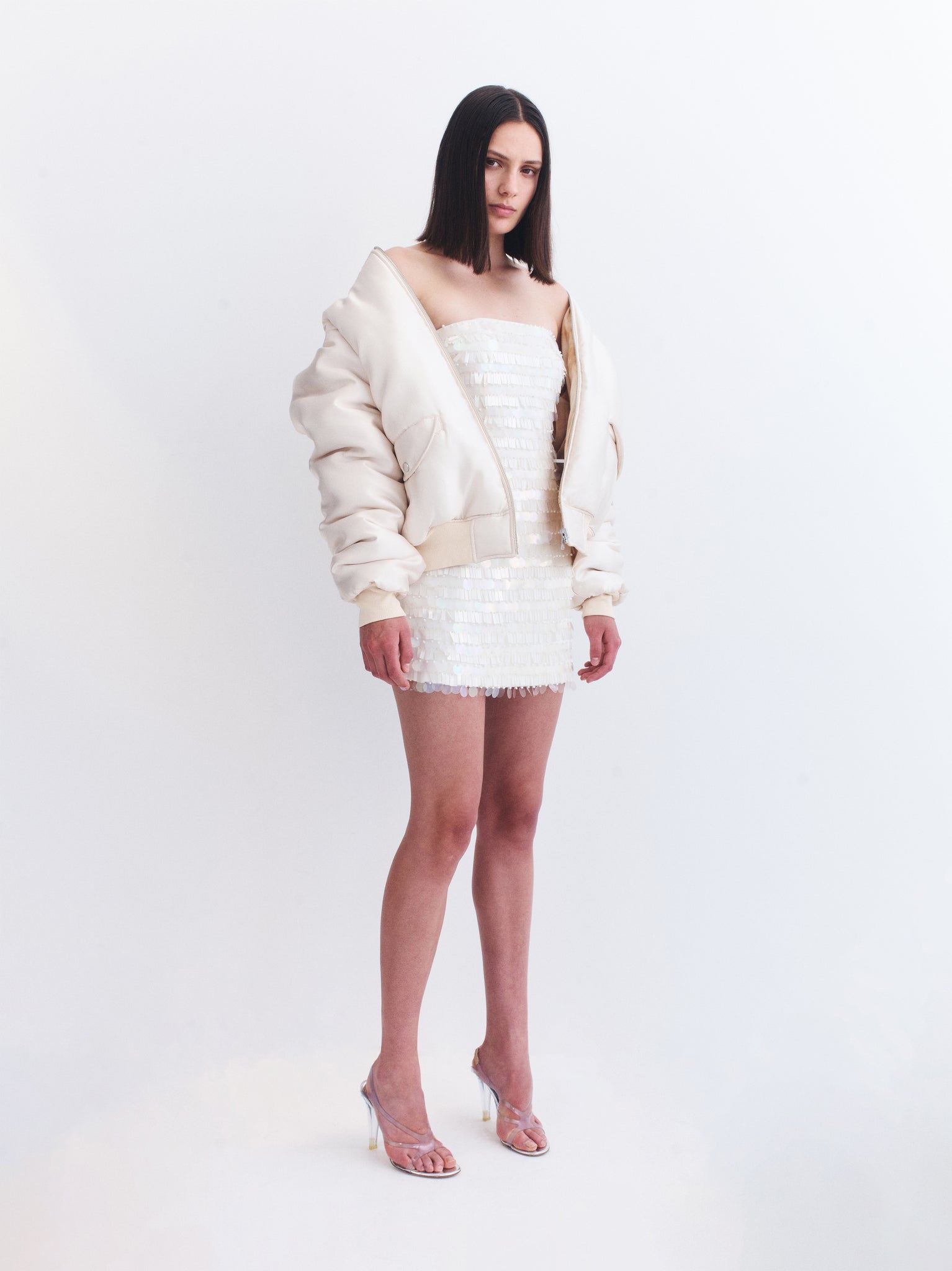 Manon Mini Dress - White