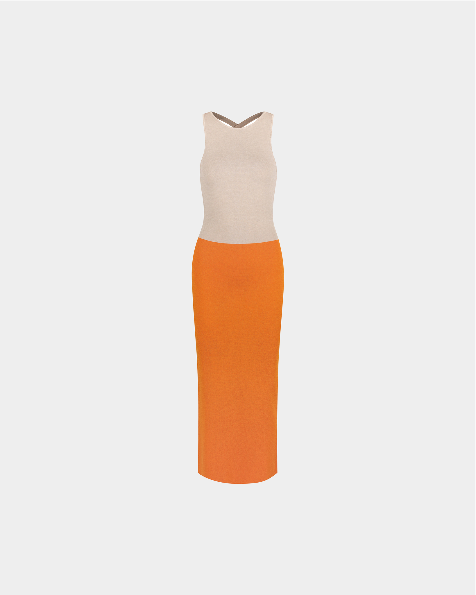 Ines Dress-Summer Sand / Marigold Combo
