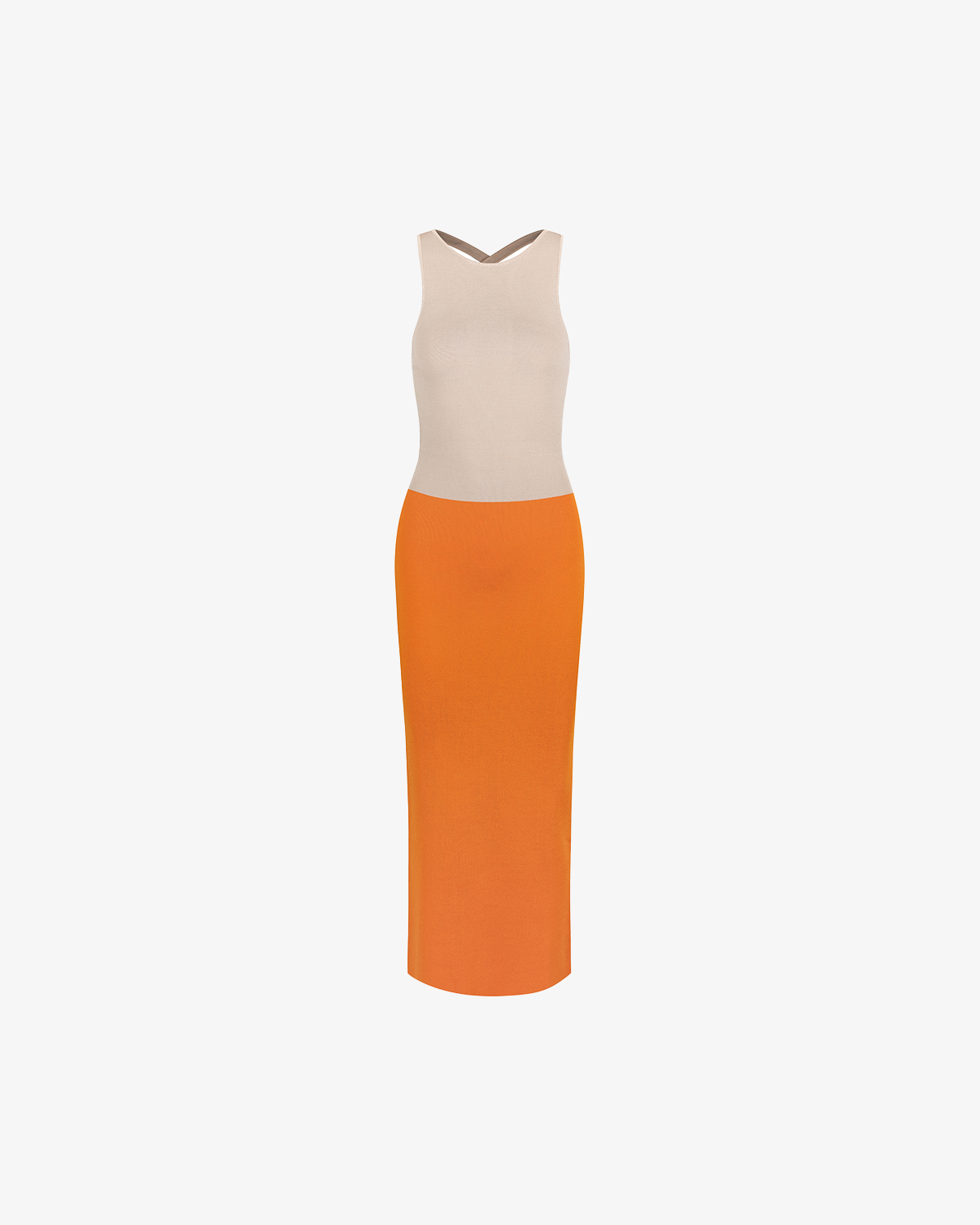 Ines Dress-Summer Sand / Marigold Combo