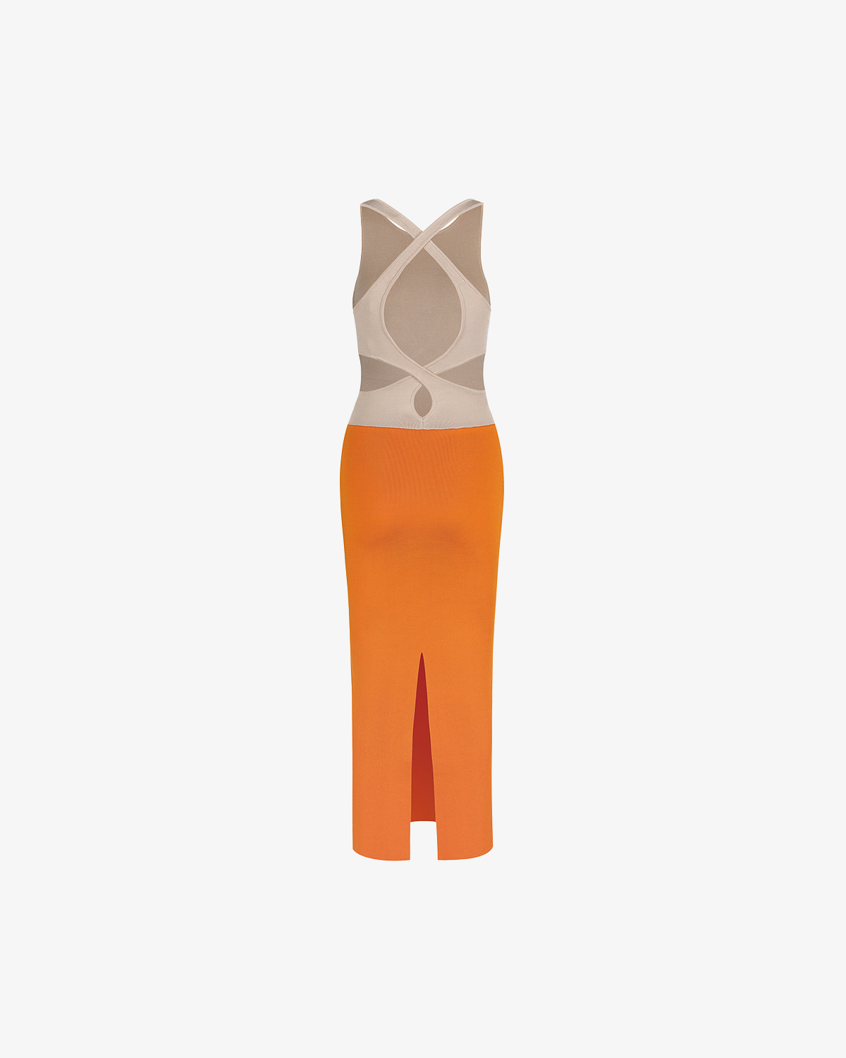 Ines Dress-Summer Sand / Marigold Combo