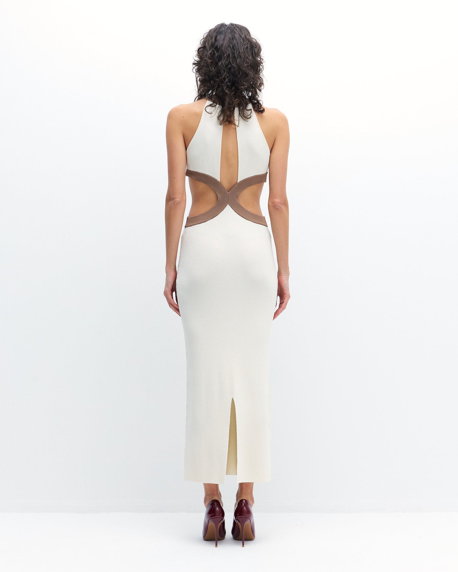 Bridget Dress in Toffee / Solitary Star