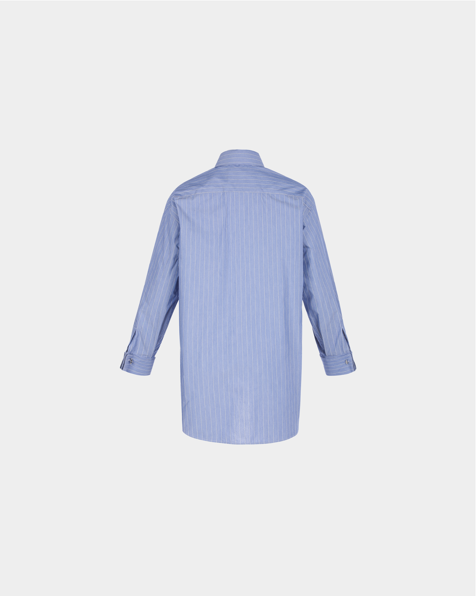Valla Shirt in Light Blue Pinstripe