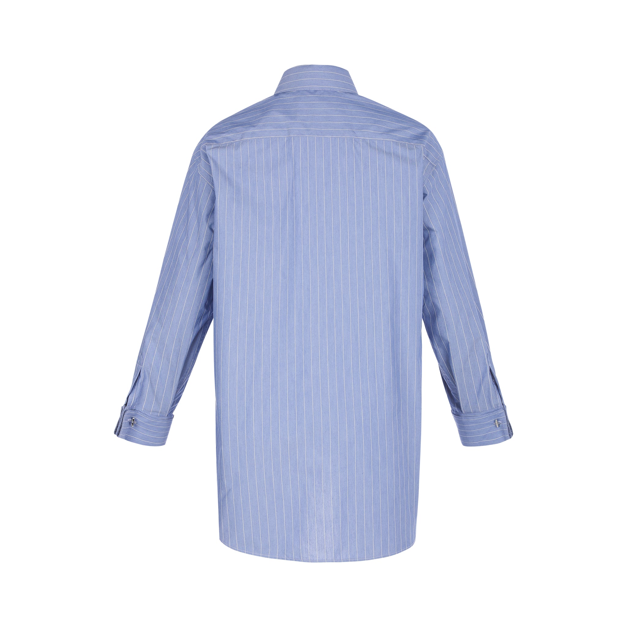 Valla Shirt - Light Blue Pinstripe