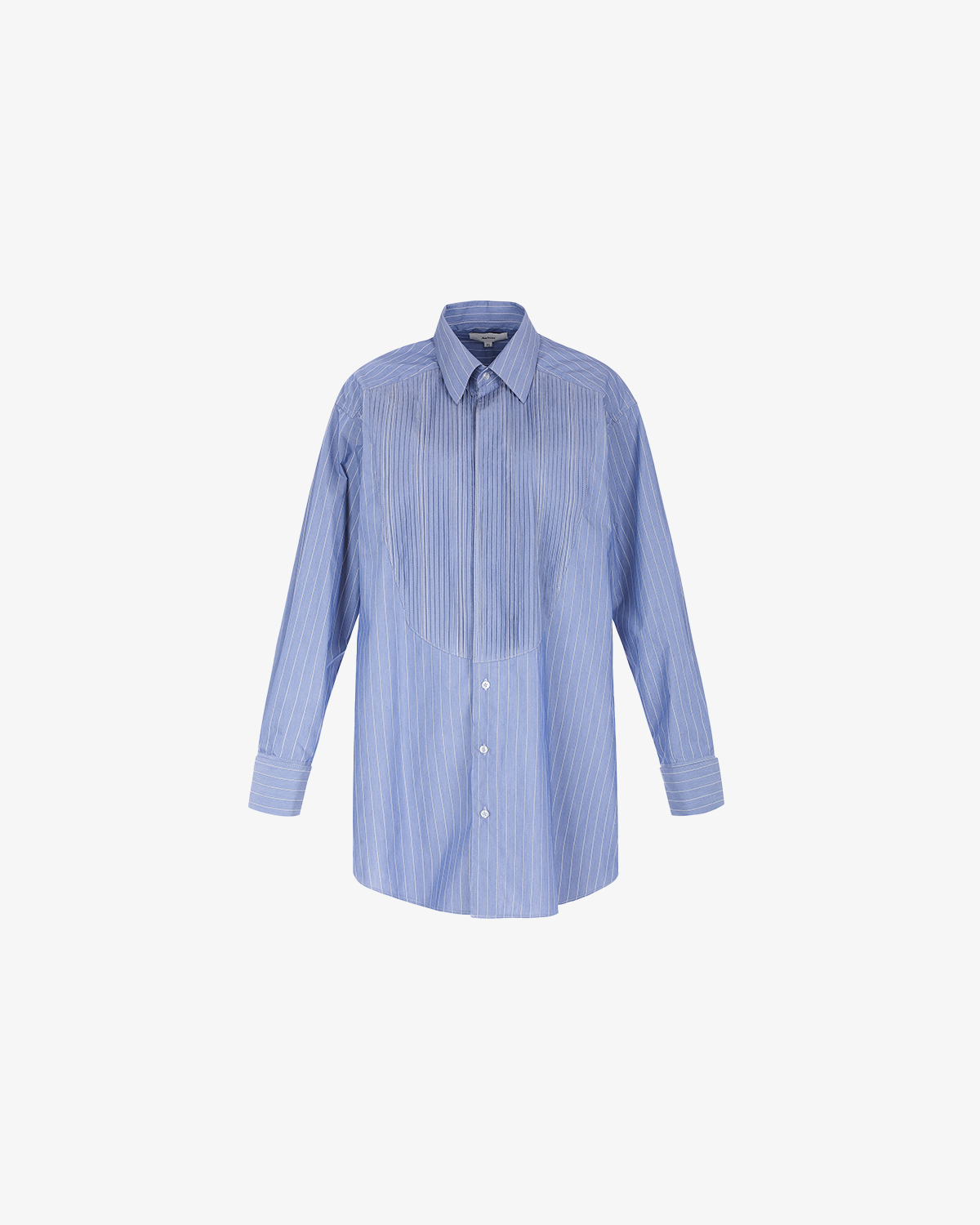 Valla Shirt - Light Blue Pinstripe