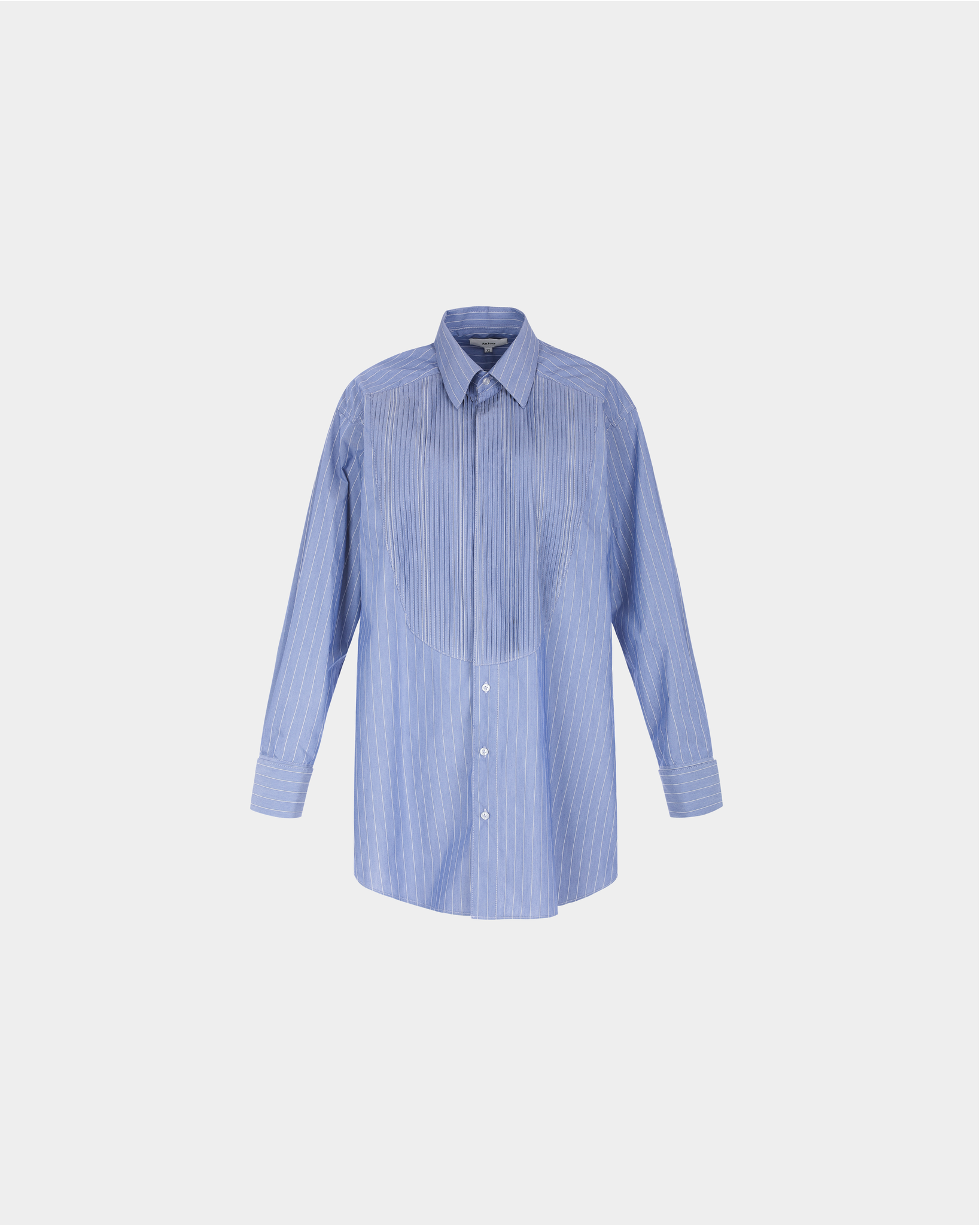 Valla Shirt in Light Blue Pinstripe