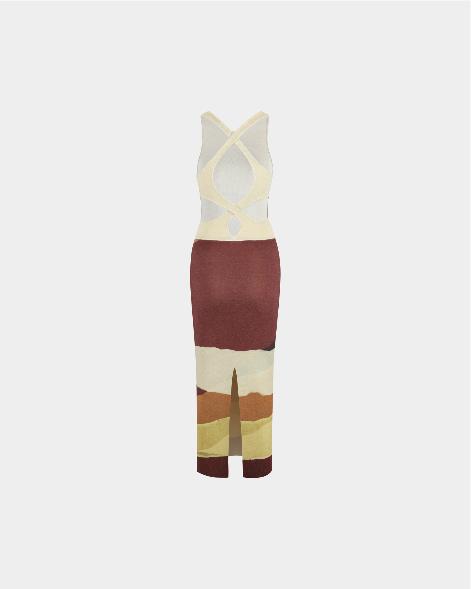 Ines Dress in City Window Print