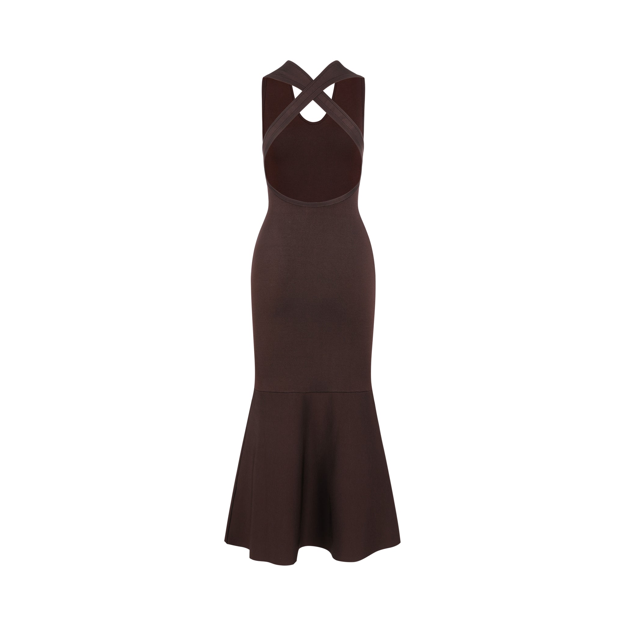 Alondra Dress-Dark Brown