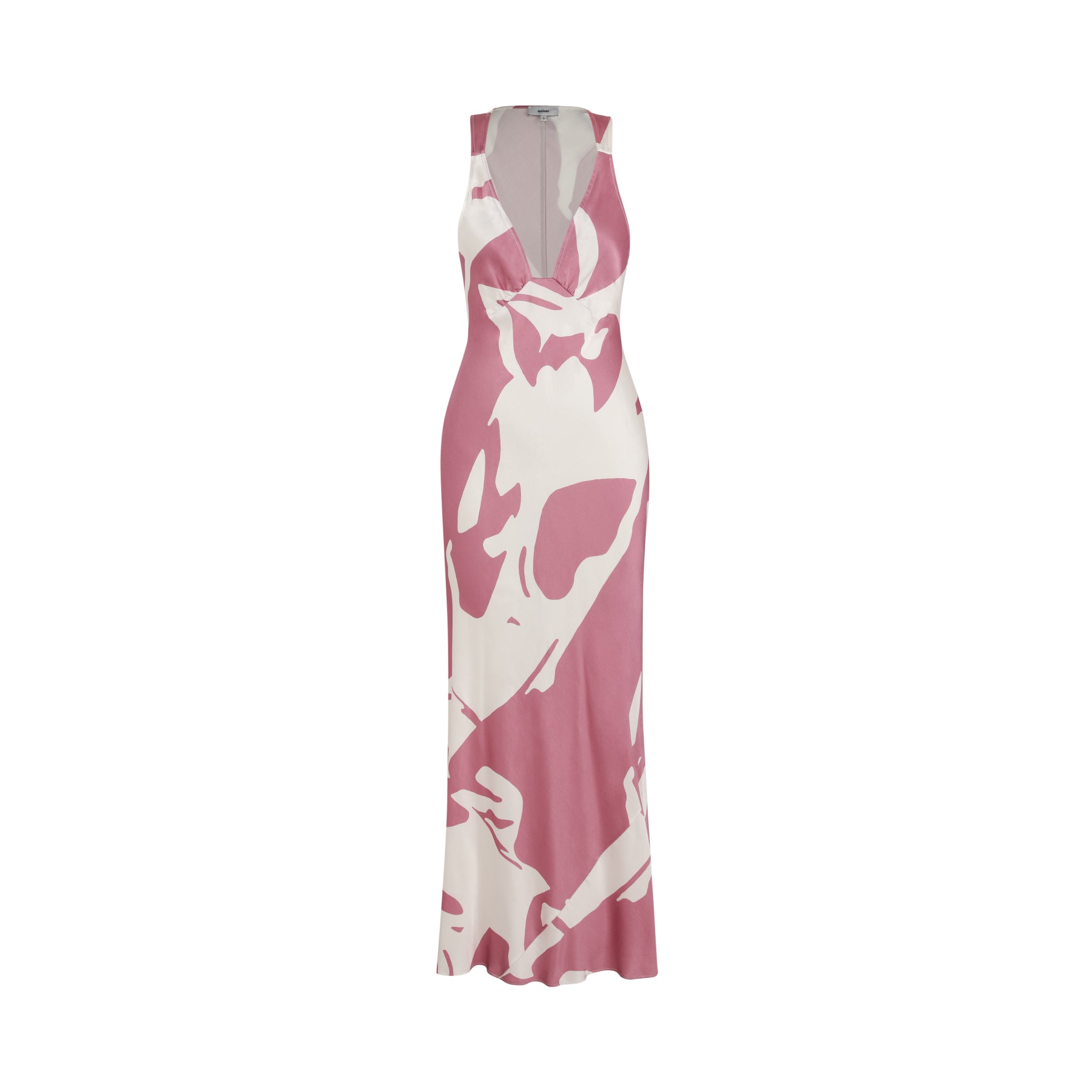 Charlotte Dress-Pink And White Print