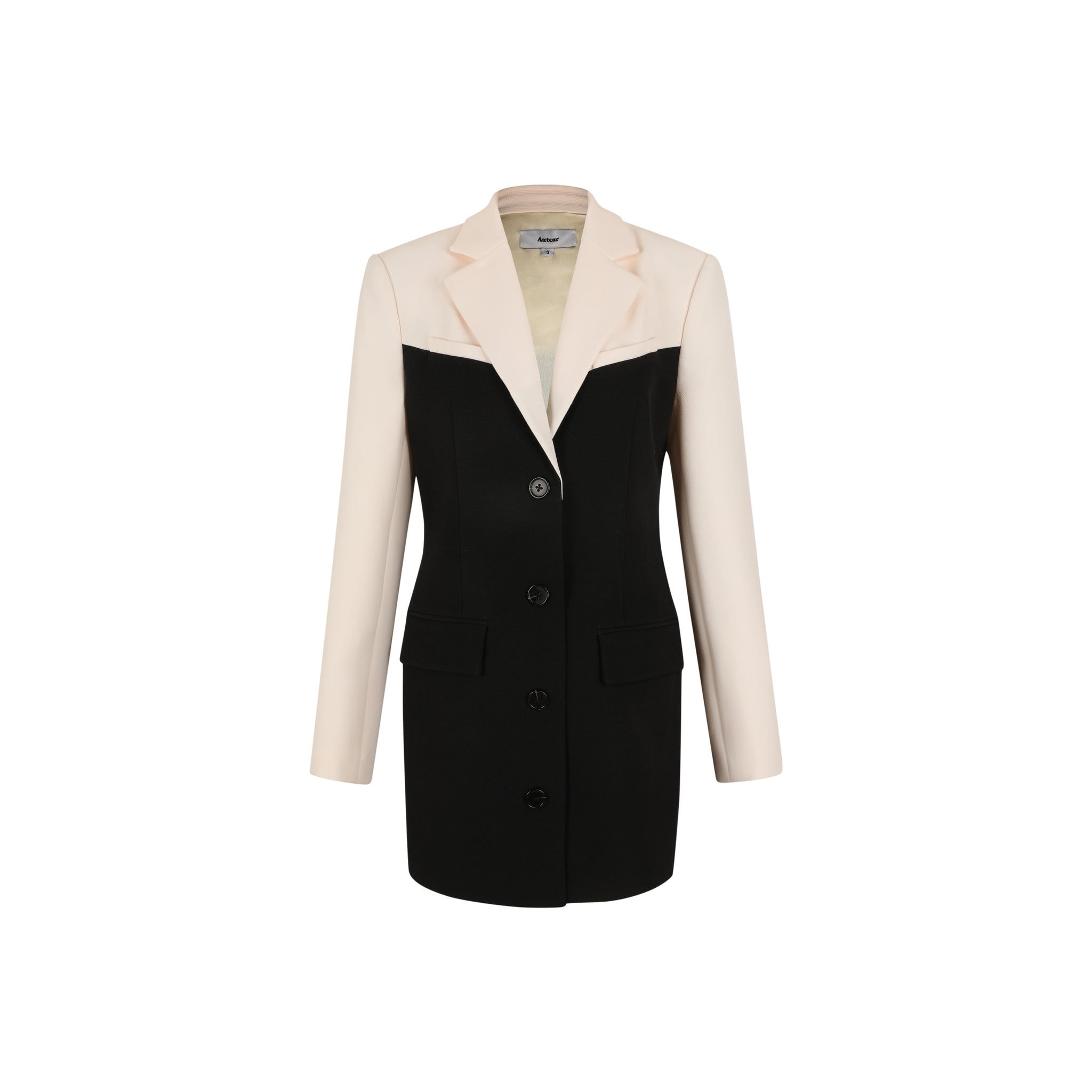 Odette Jacket-Black And White