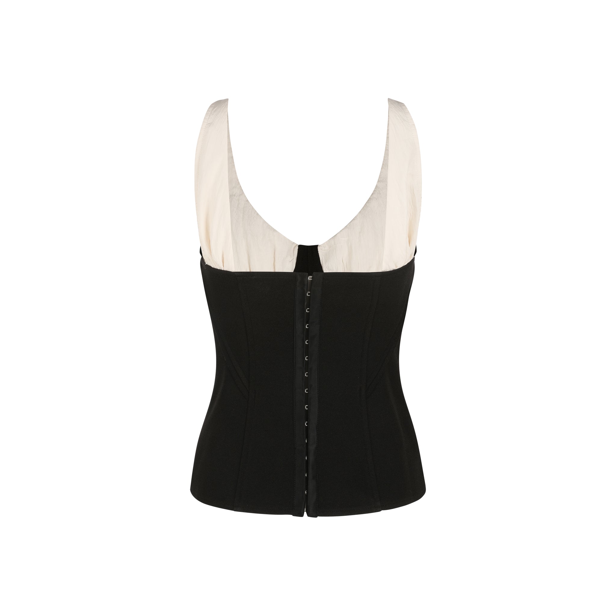 Valla Top-Black And Cream