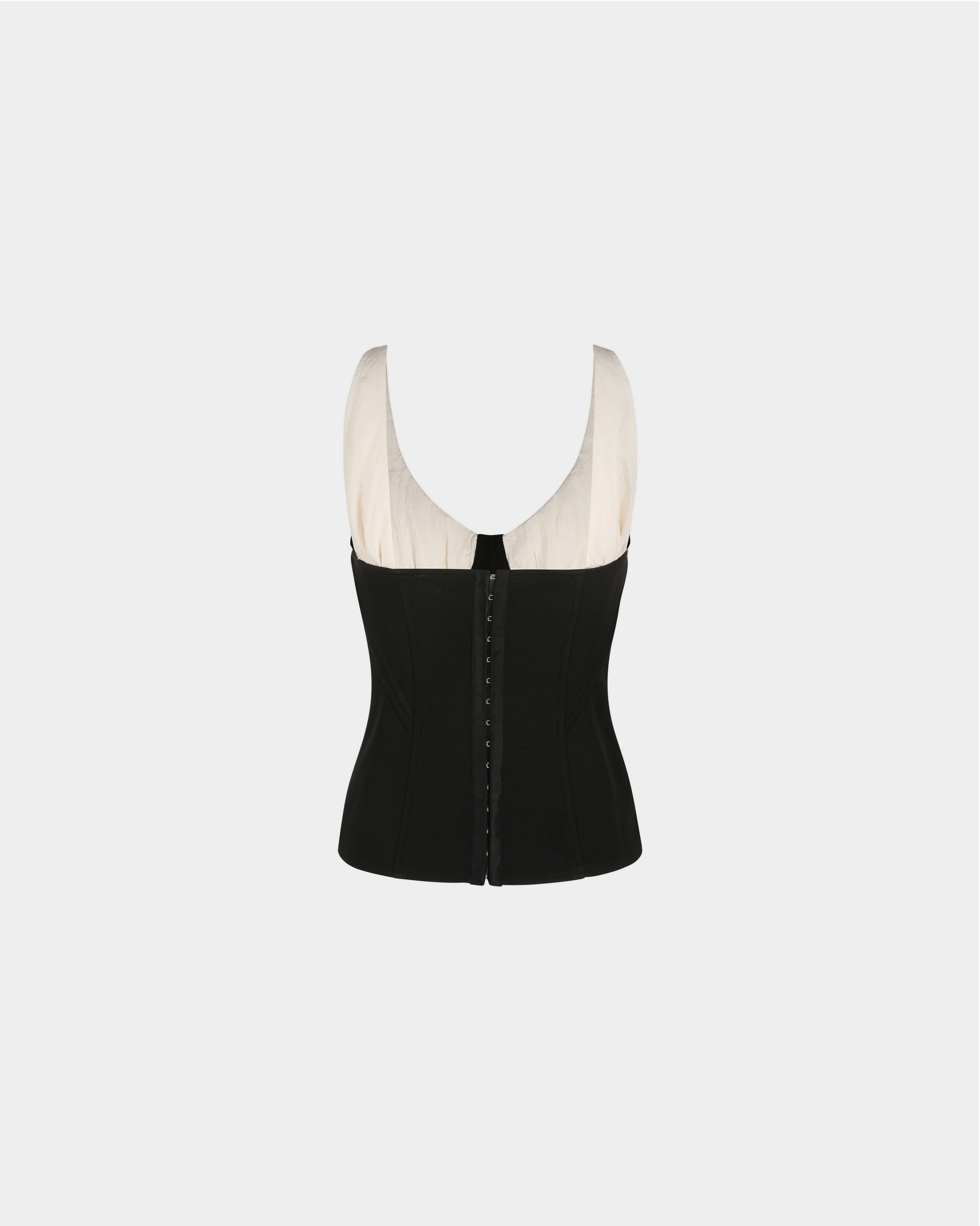 Valla Top in Black And Cream