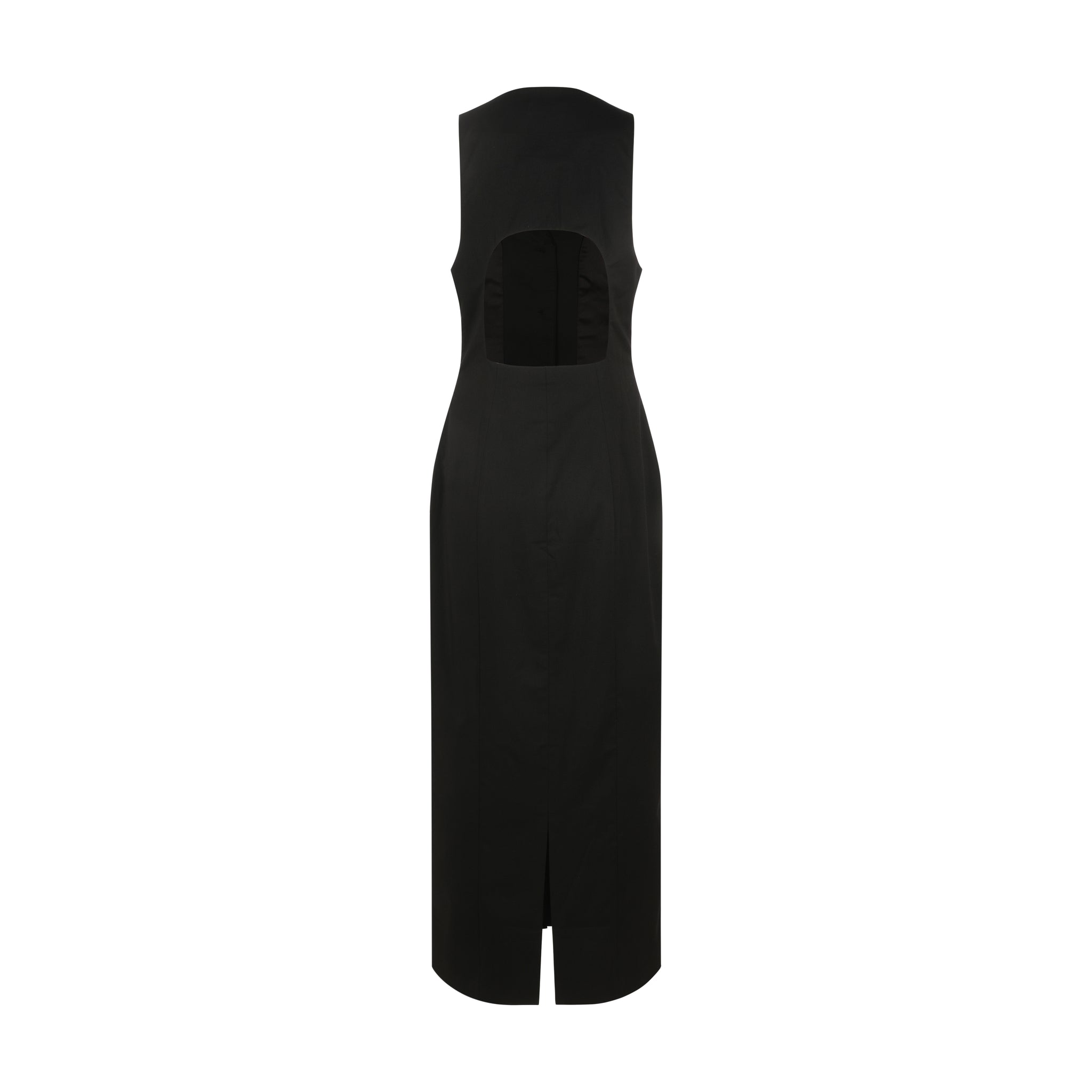 Colette Vest Dress-Black