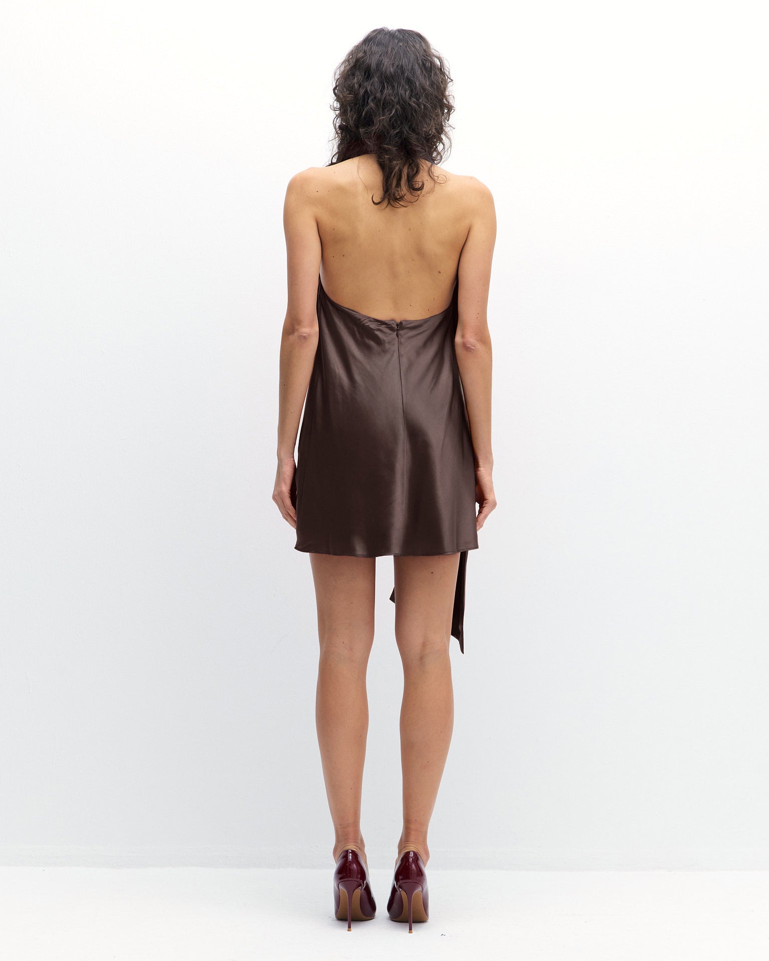 Cassidy Dress in Coffee Bean