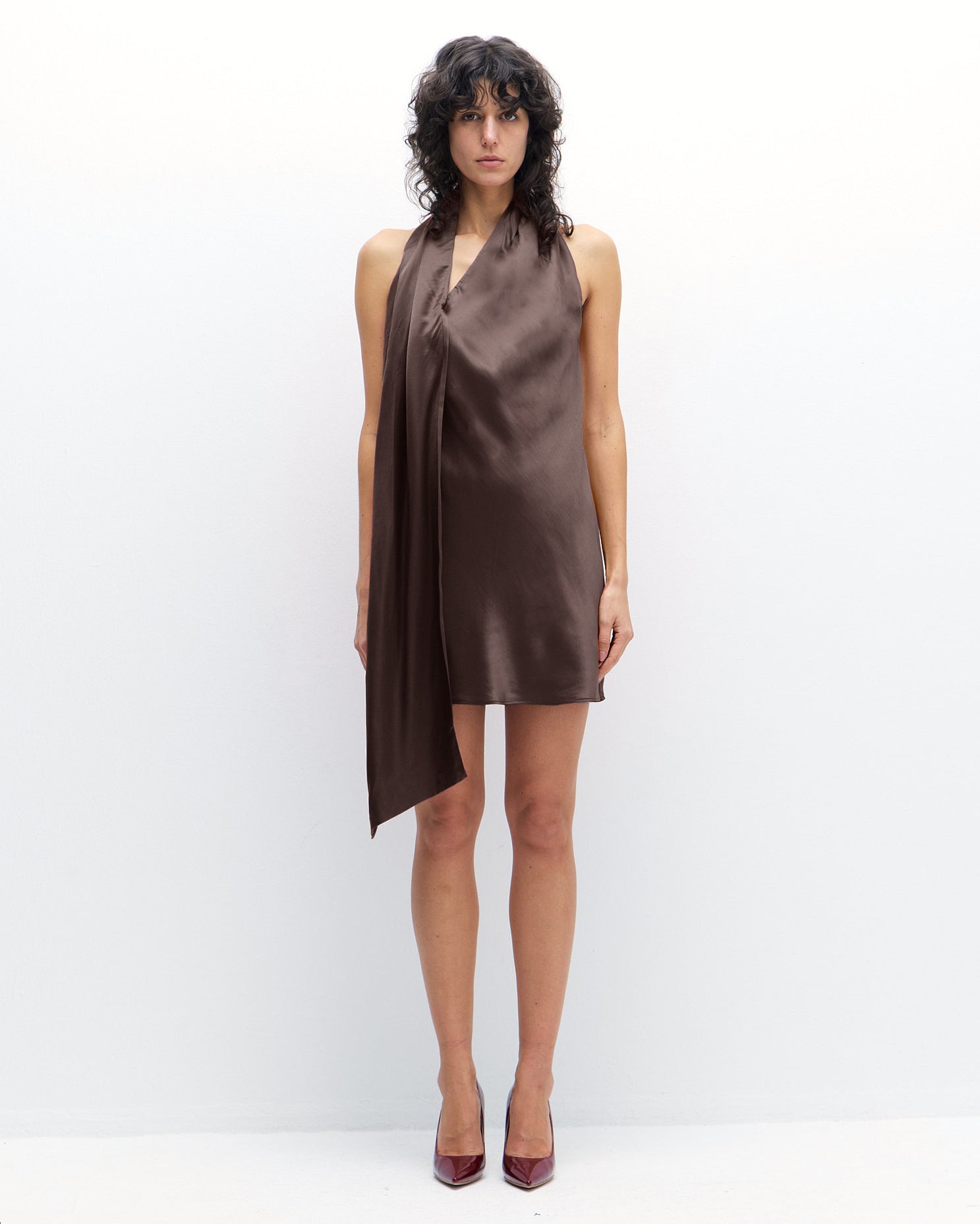 Cassidy Dress in Coffee Bean