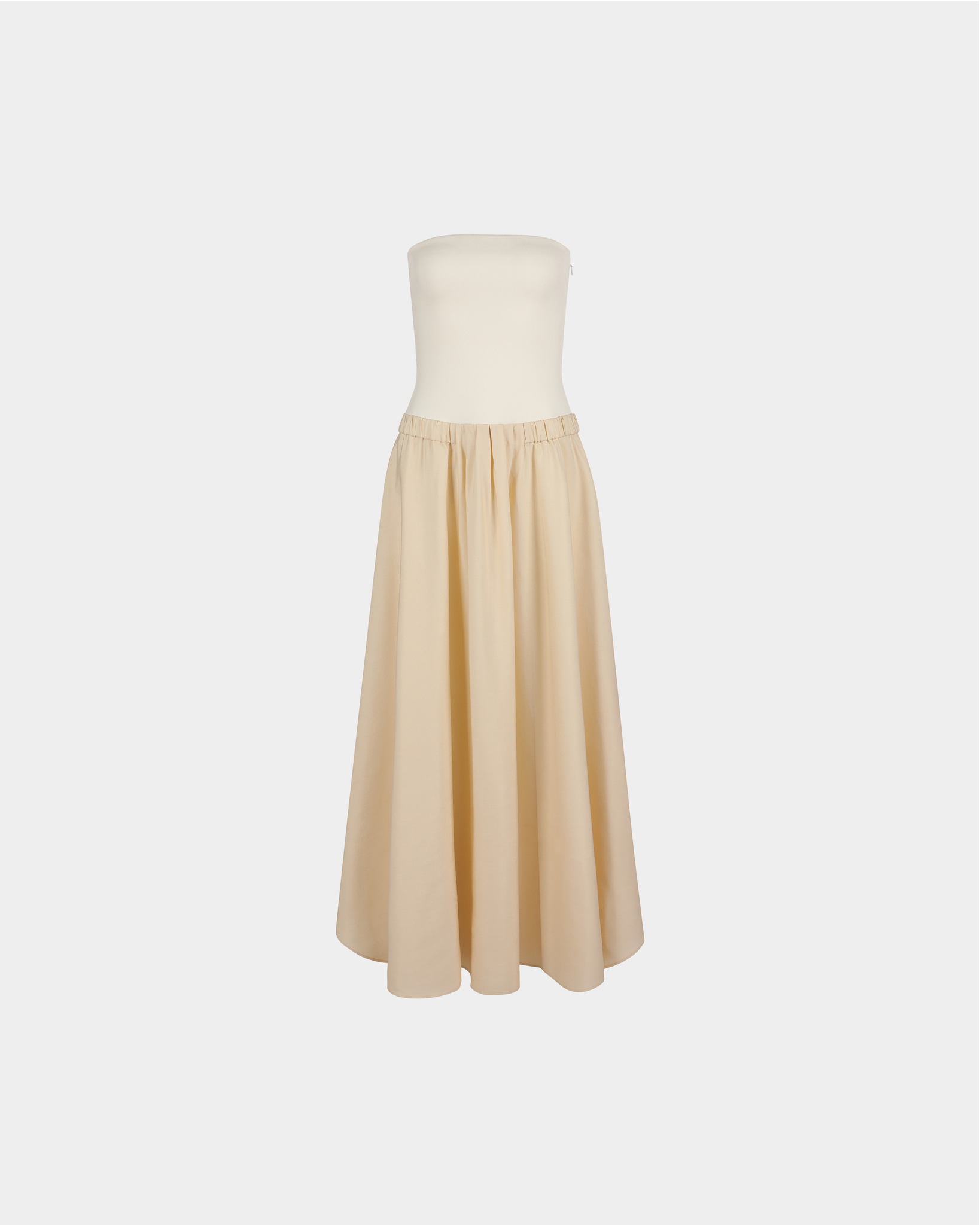 Alexandra Dress-White / Summer Sand Combo