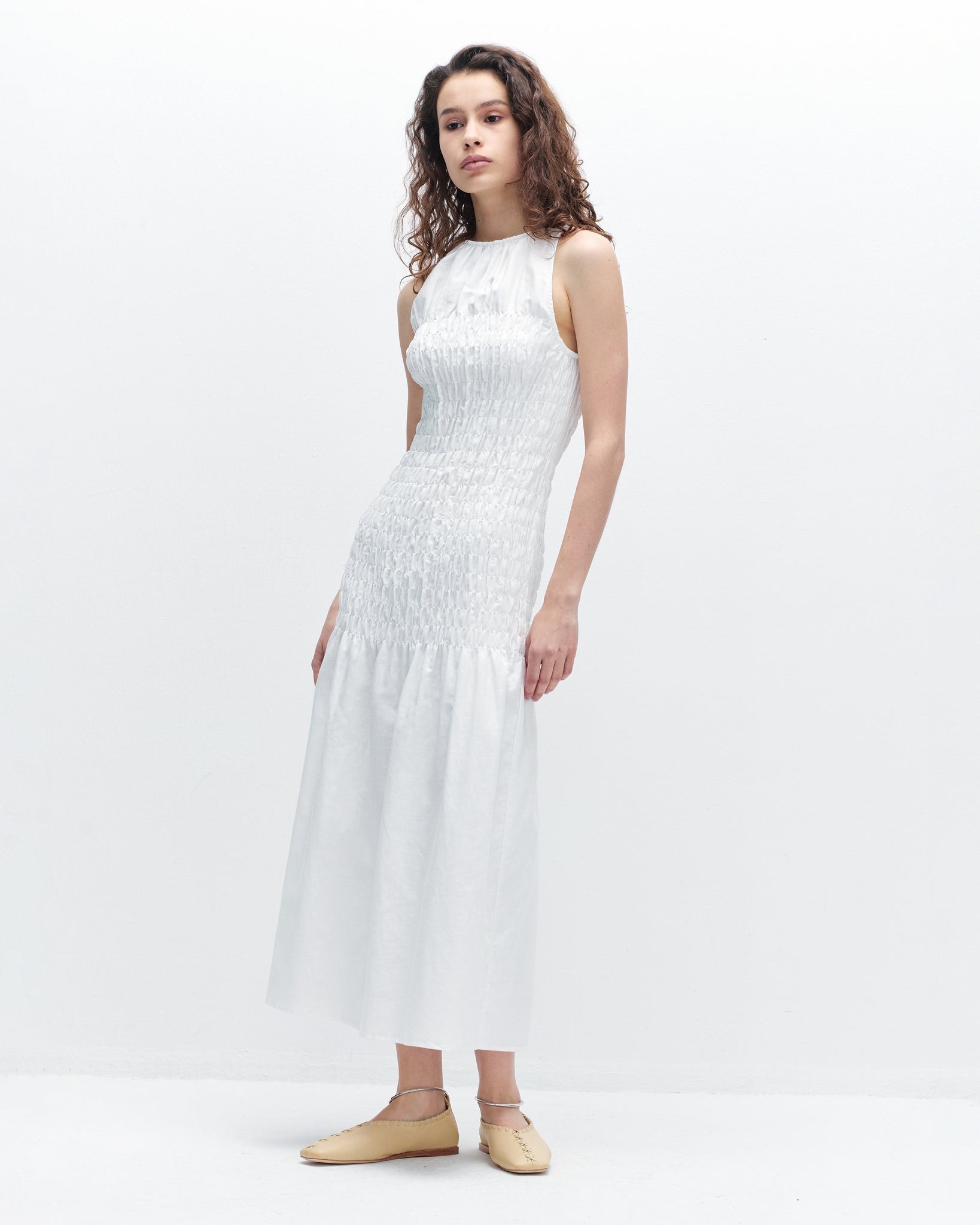 Arabella Dress-White