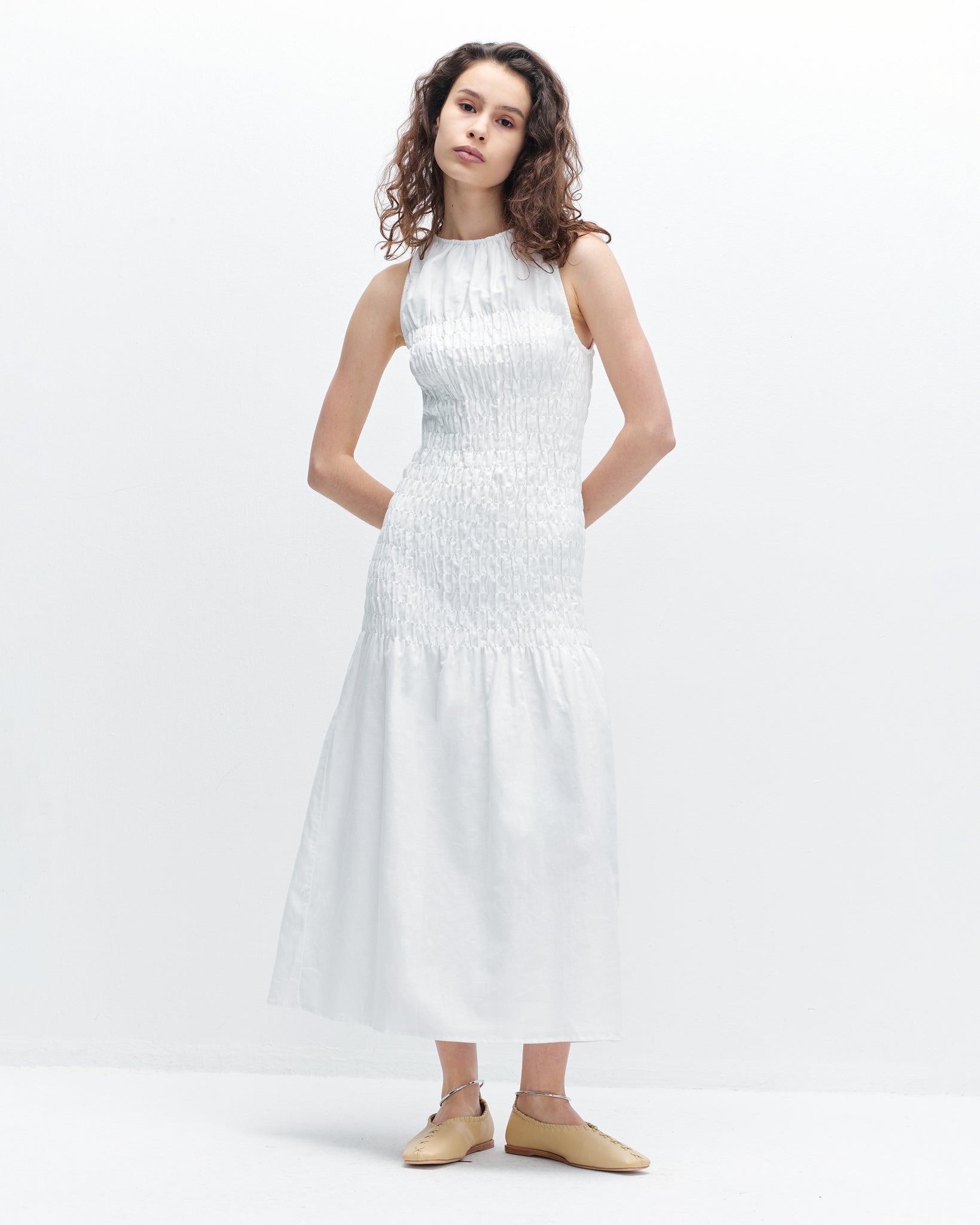 Arabella Dress-White