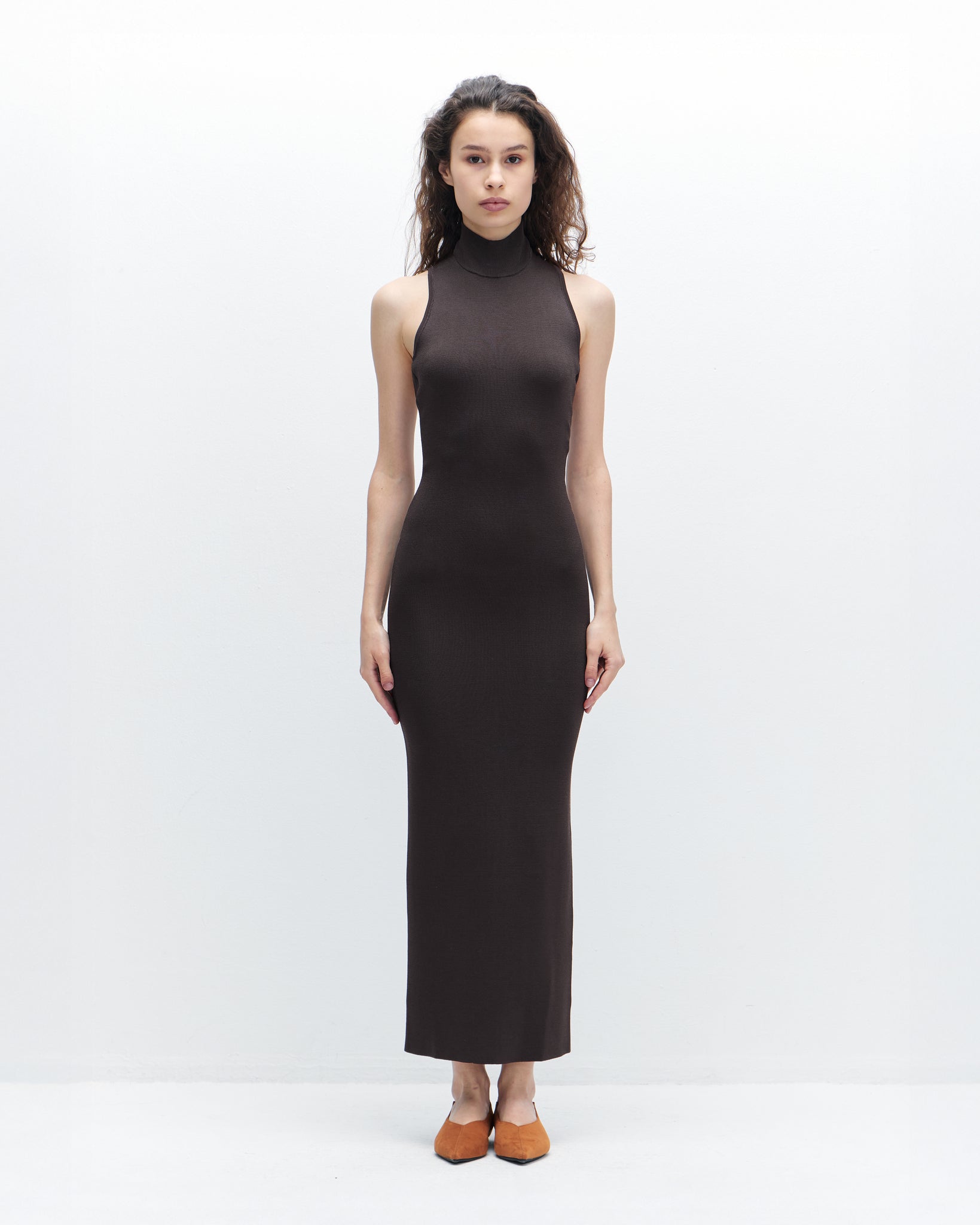 Scarlett Dress-Bitter Chocolate