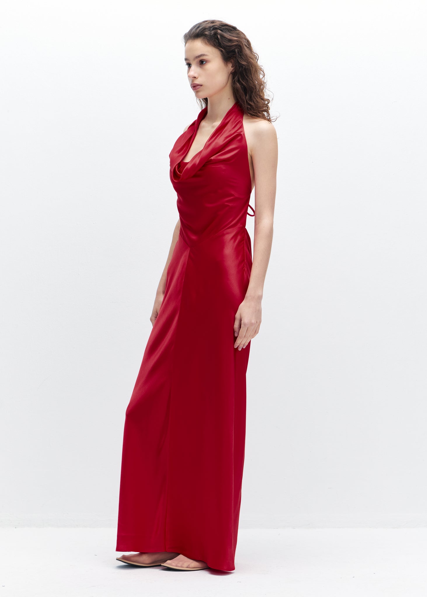 Valentina Dress in Haute Red