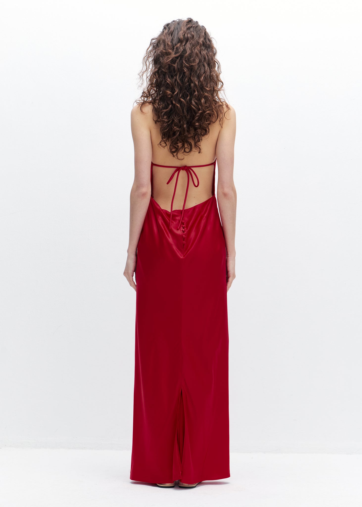 Valentina Dress in Haute Red
