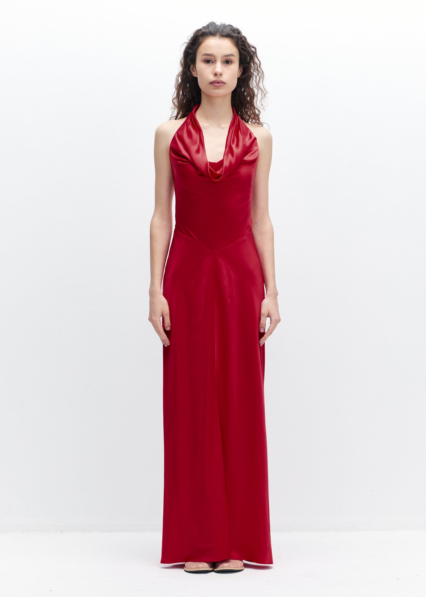 Valentina Dress in Haute Red