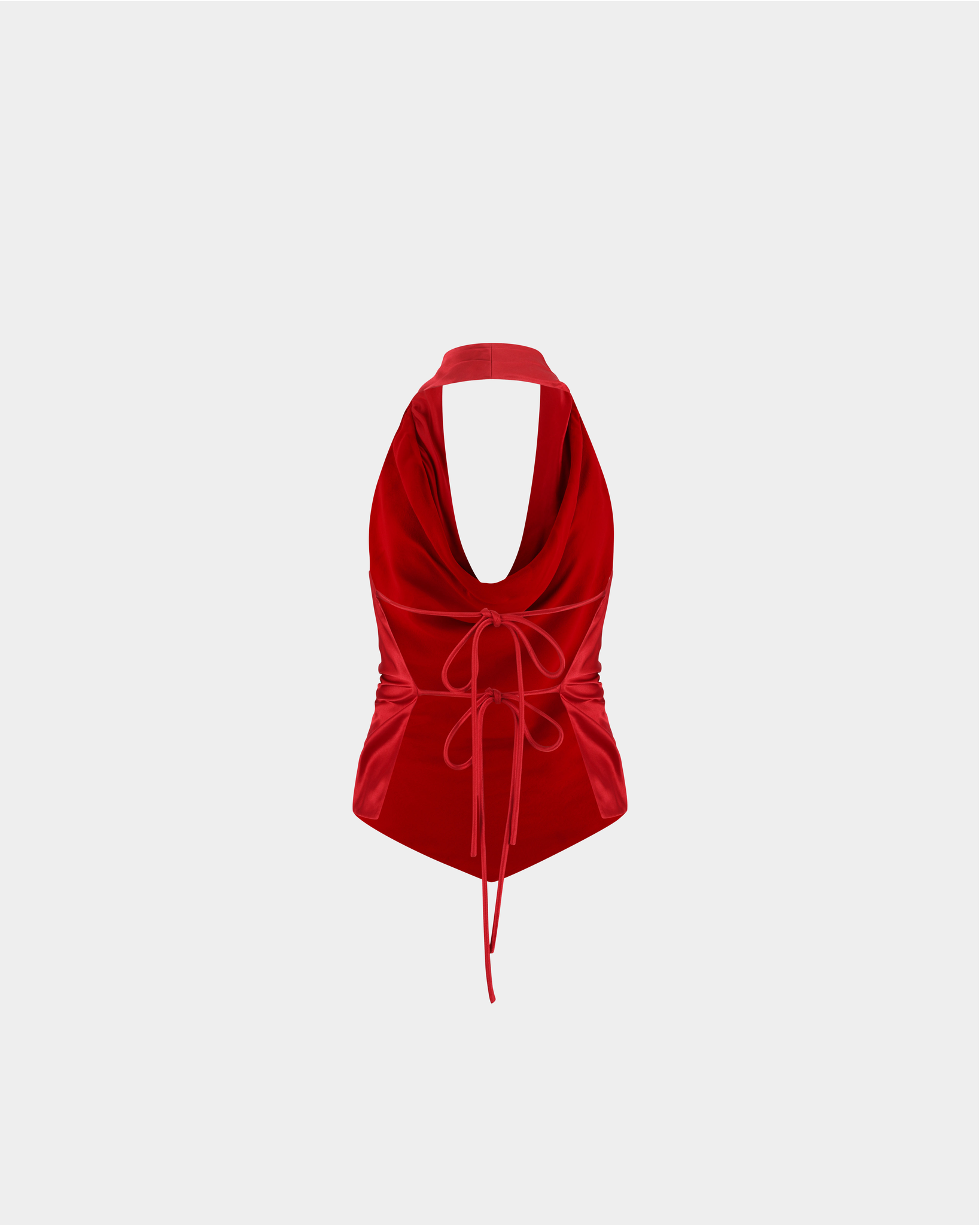 Valentina Top in Haute Red