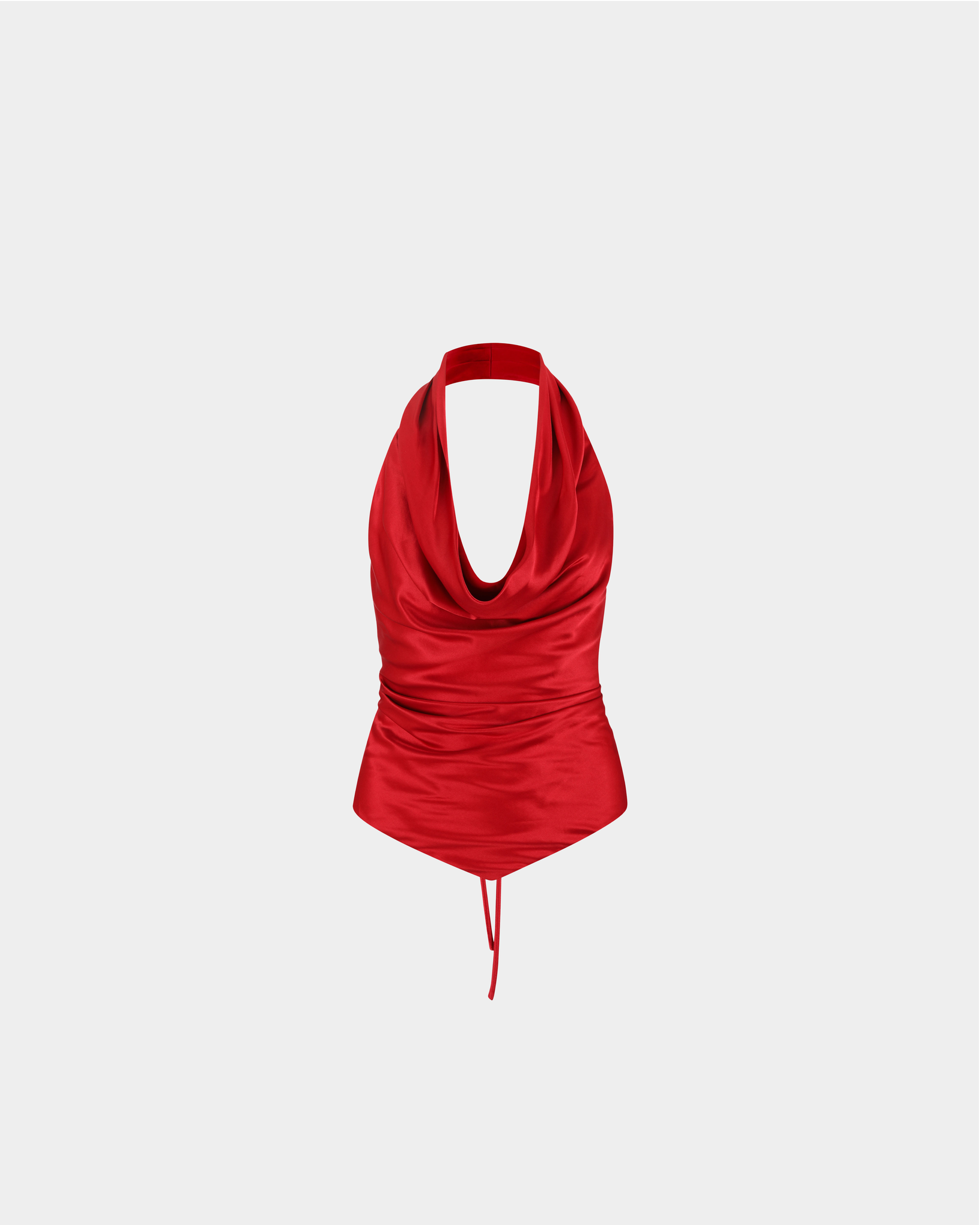 Valentina Top in Haute Red