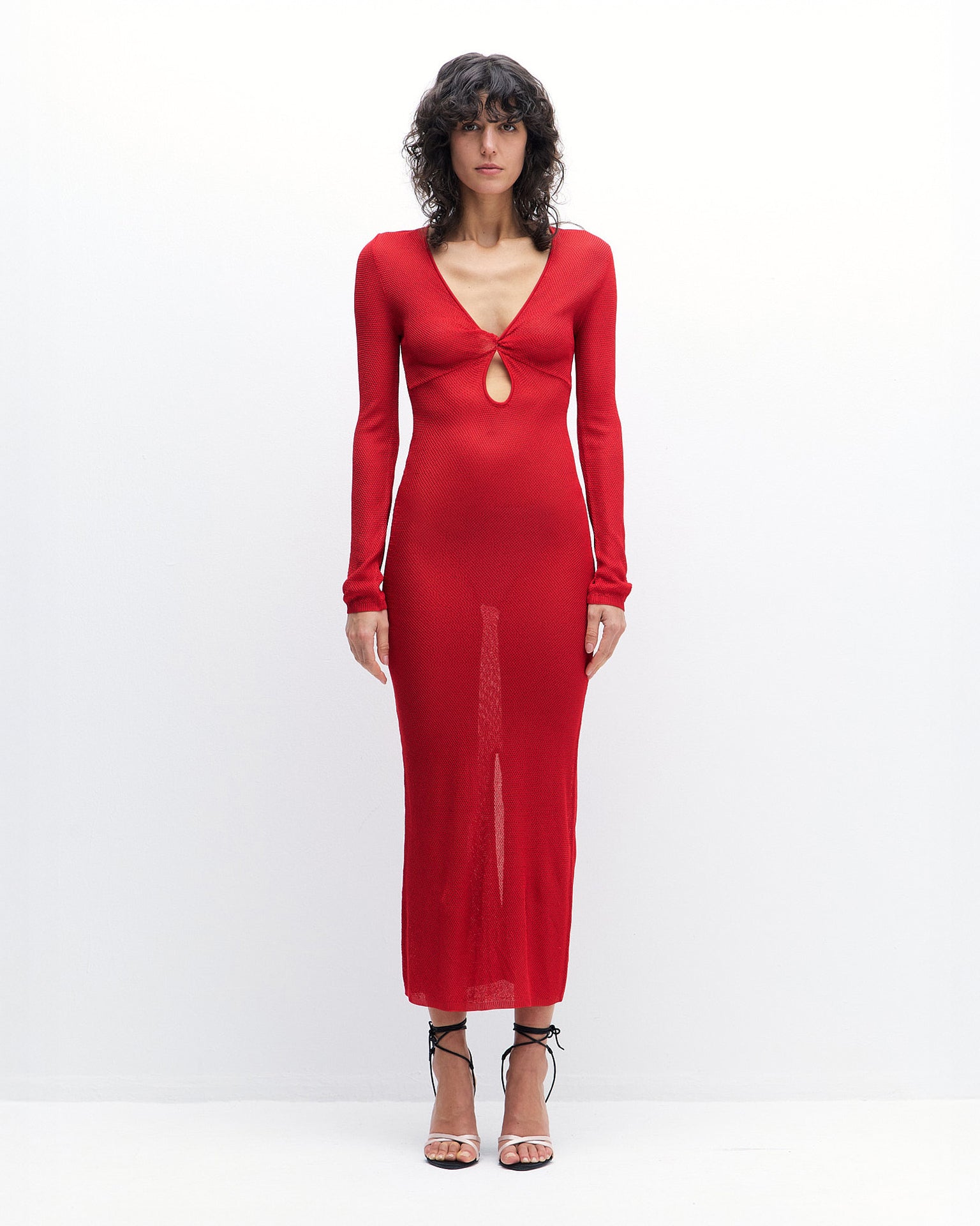 Stevie Dress in Red Dahlia