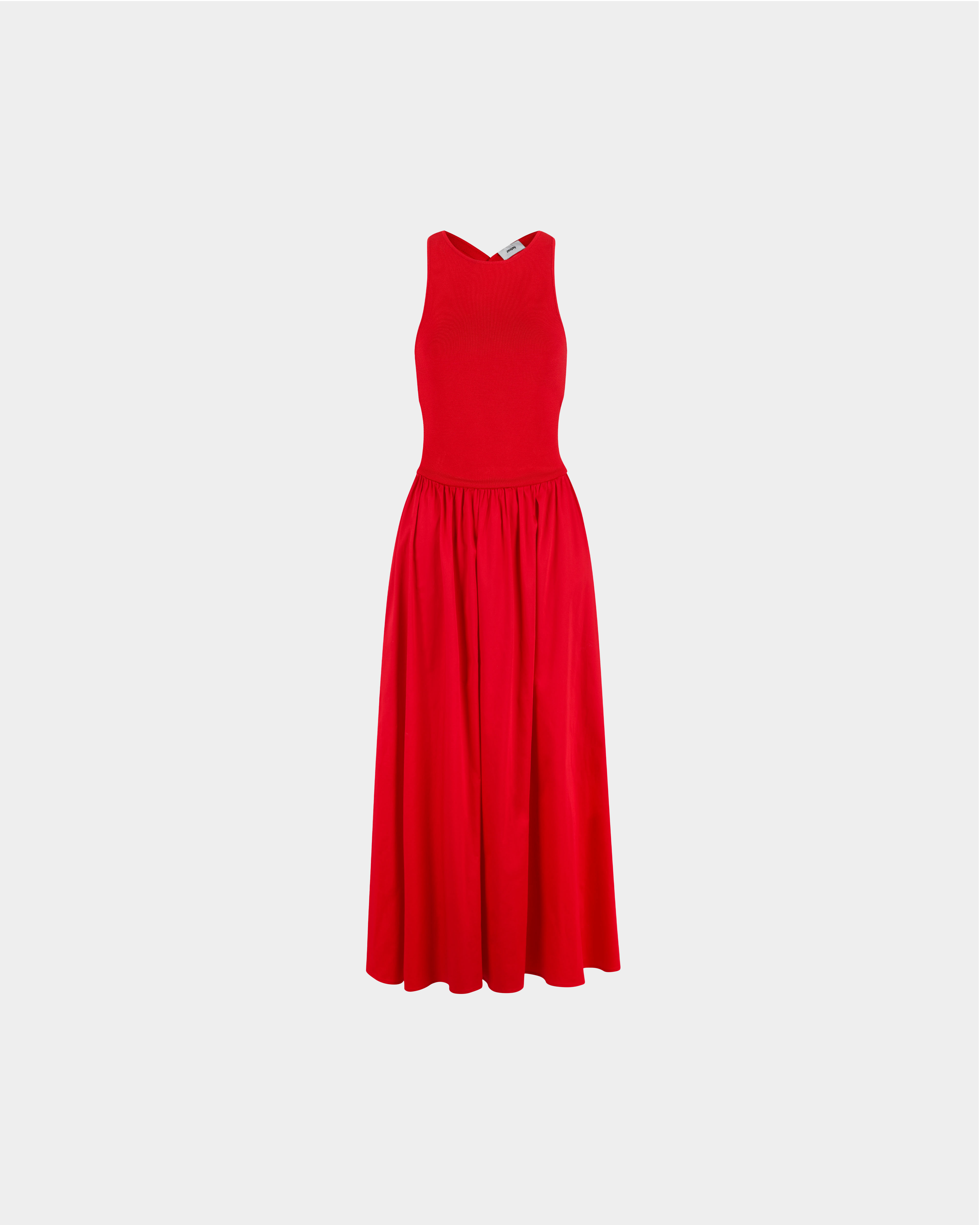 Agnes Dress in Red Dahlia