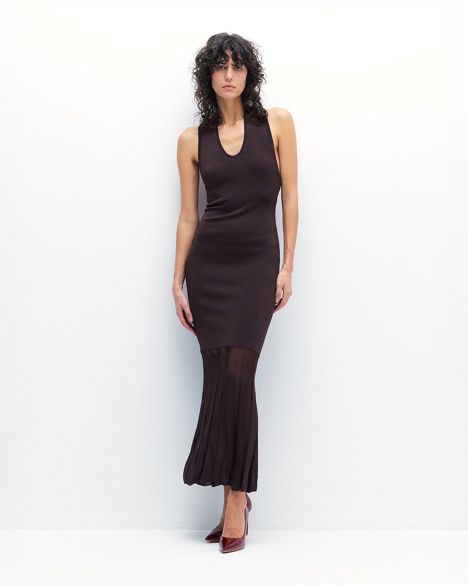 Zoya Dress in Coffee Bean