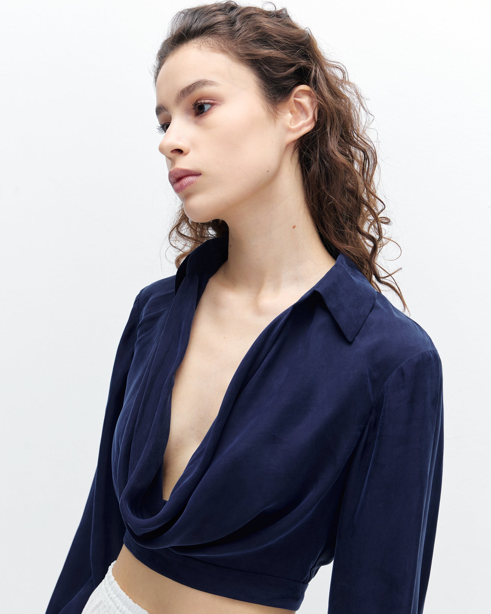 Sofia Top in Evening Blue