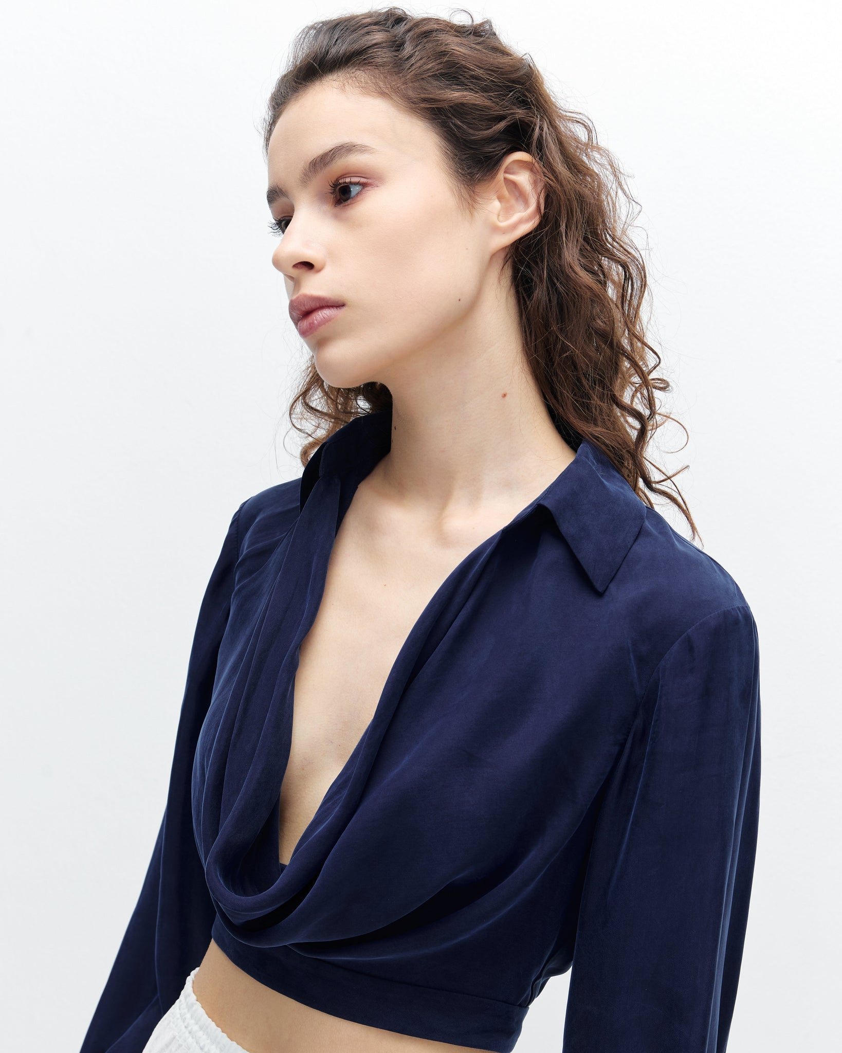 Sofia Top in Evening Blue