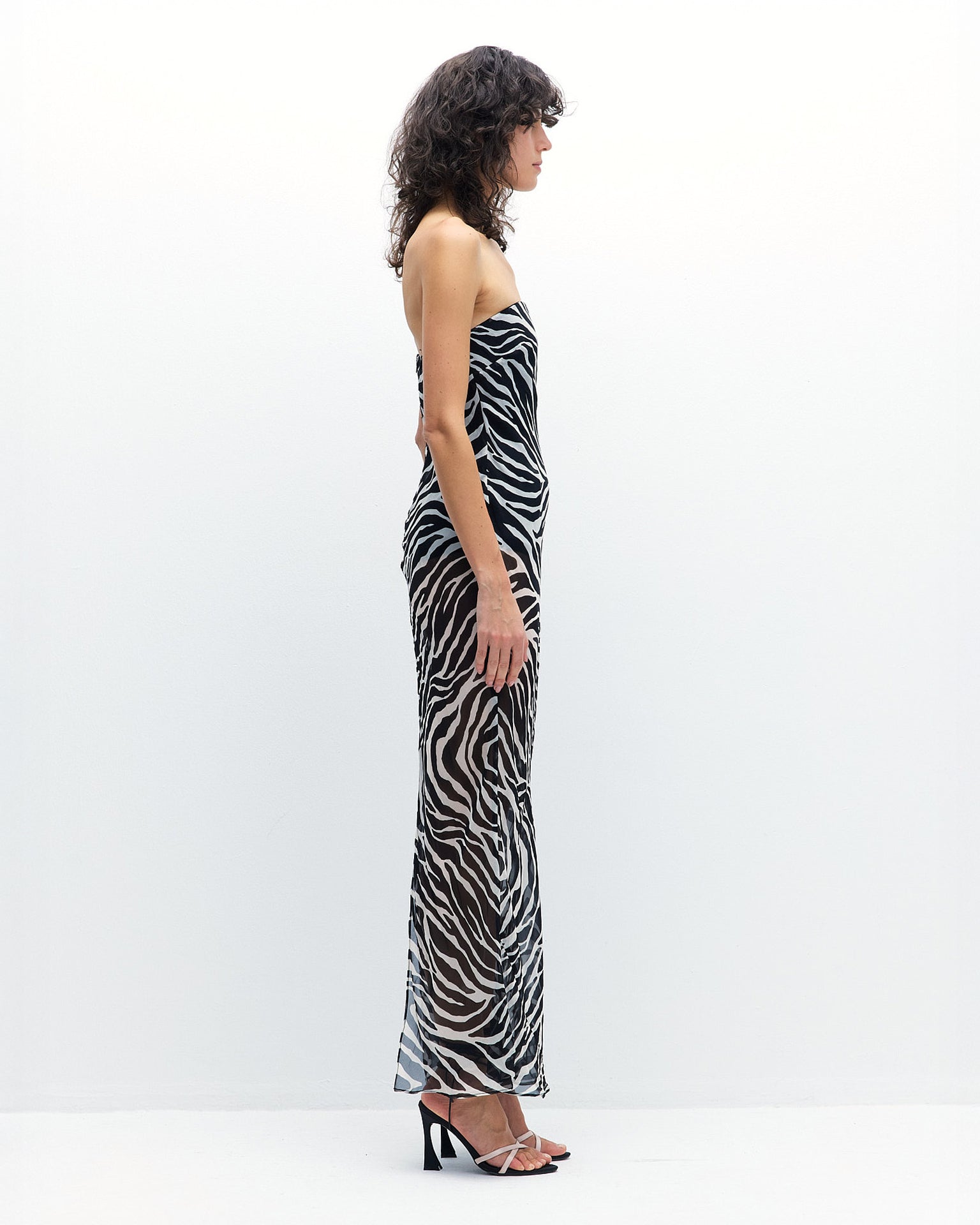 Raya Dress in Zebra Print