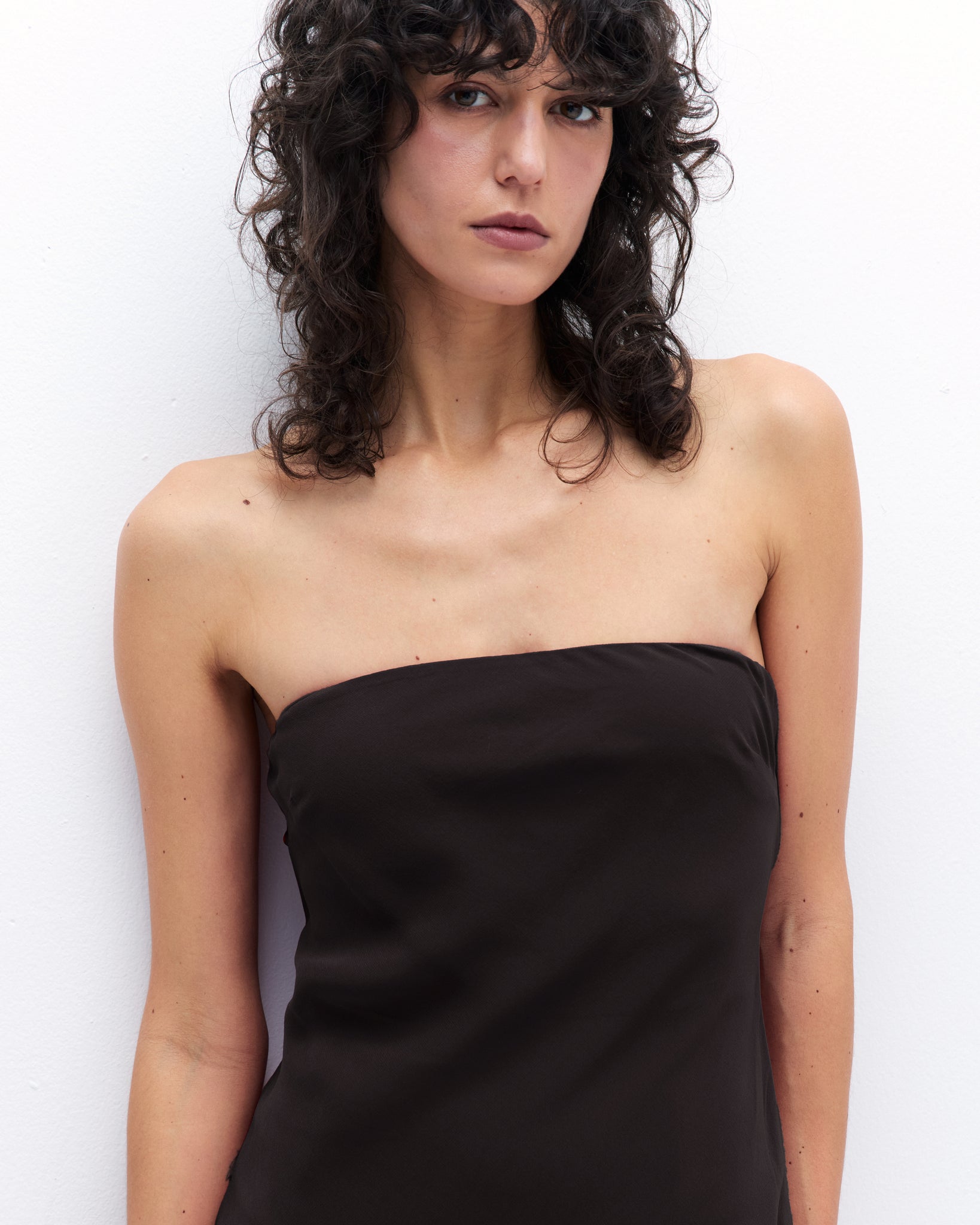 Maya Dress in Black Coffee
