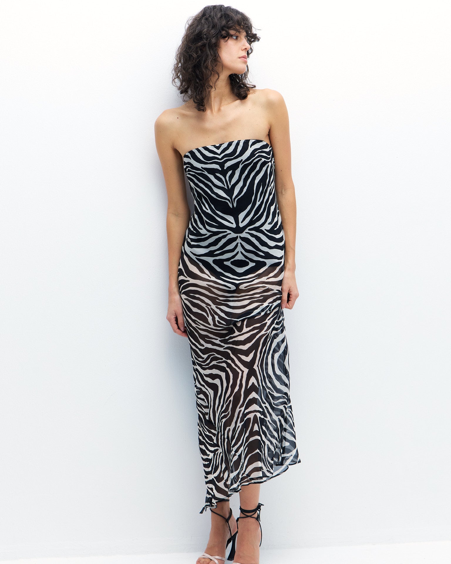 Raya Dress in Zebra Print