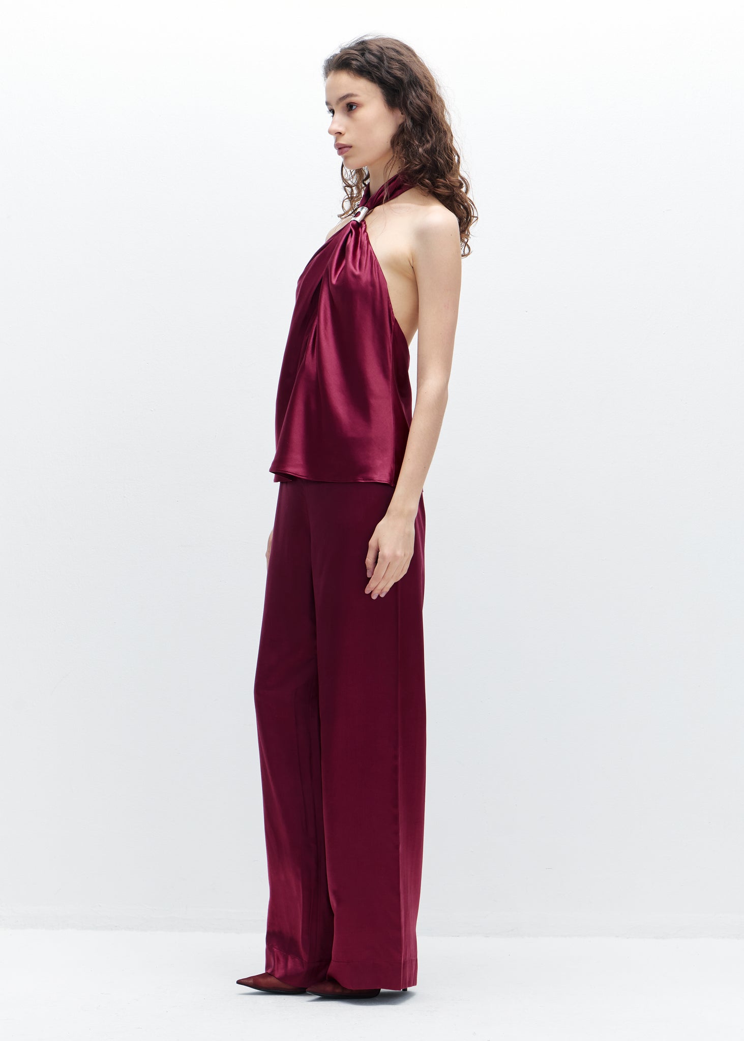 Rhiannon Pant in Burgundy