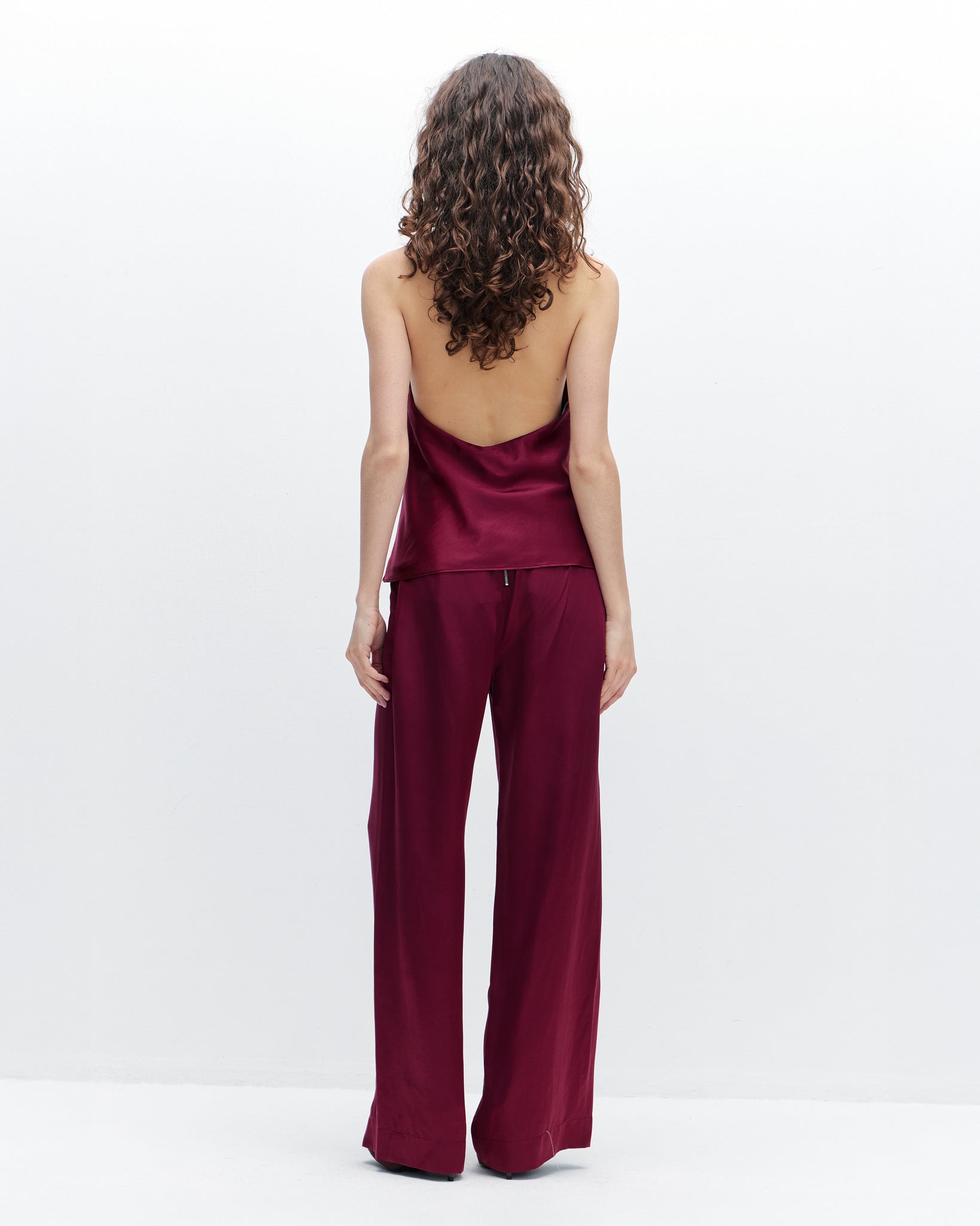 Rhiannon Pant in Burgundy