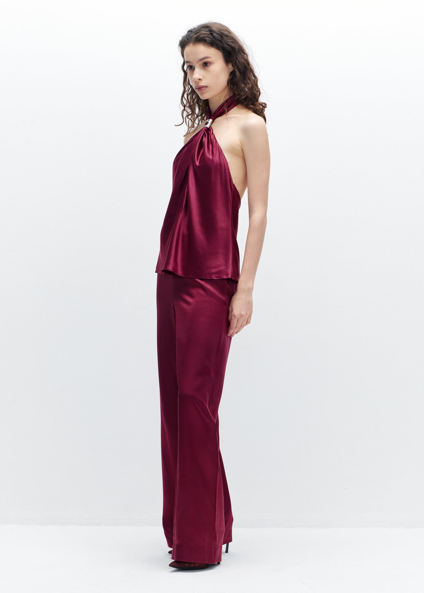 Rhiannon Pant in Burgundy