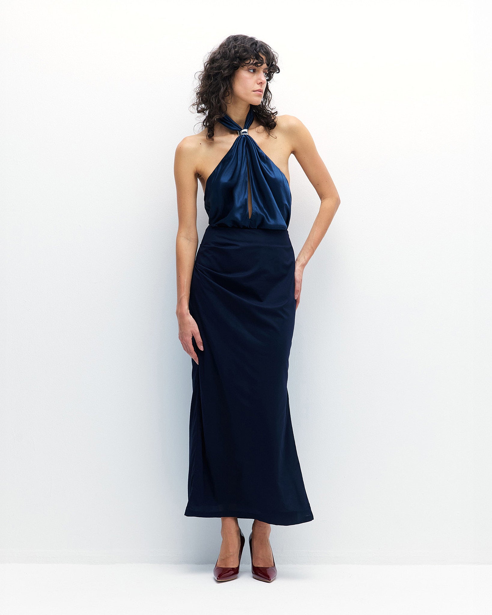 Hazel Skirt in Sky Captain